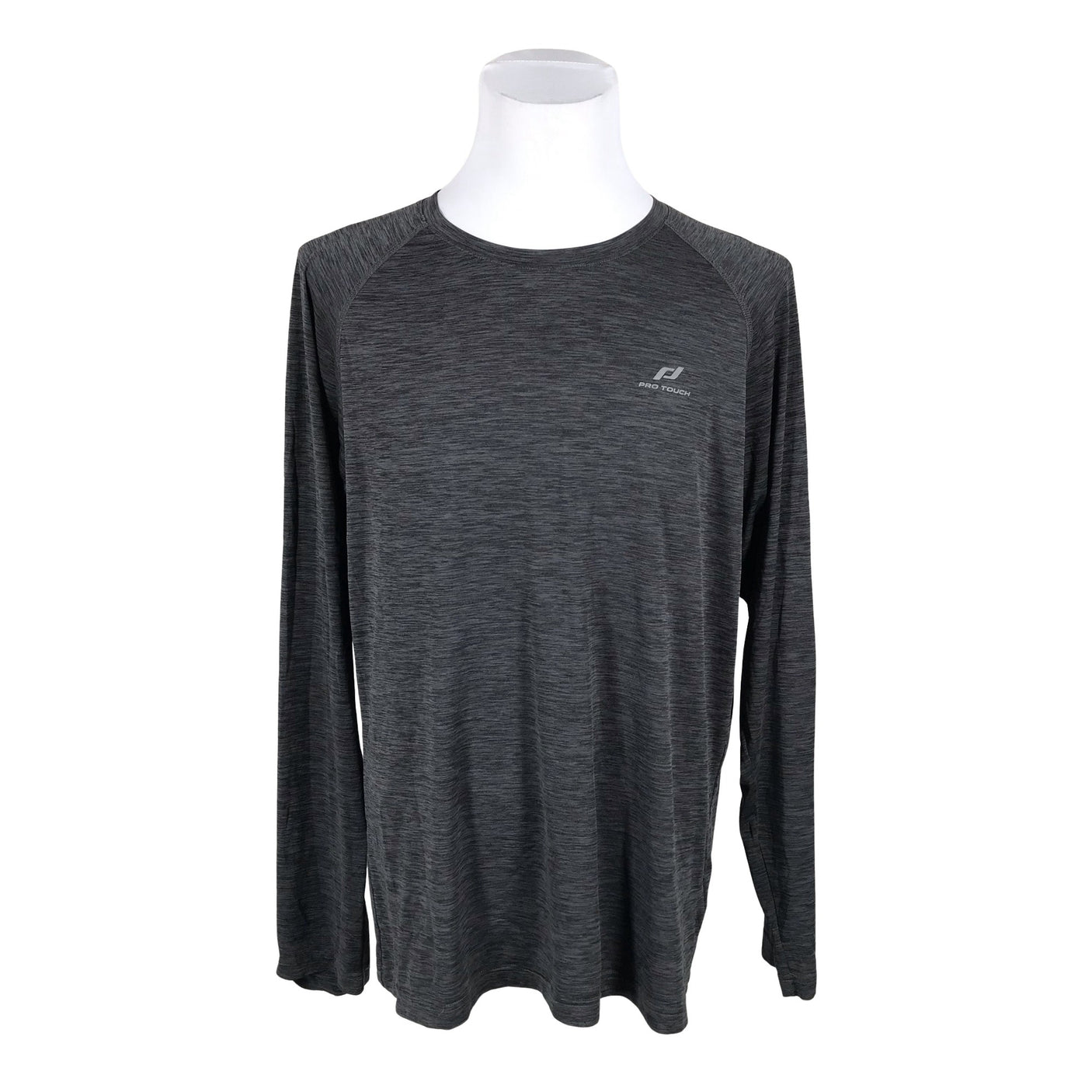 Unisex Pro Touch - Sports shirt, long sleeve, size XXL - Gray (1)