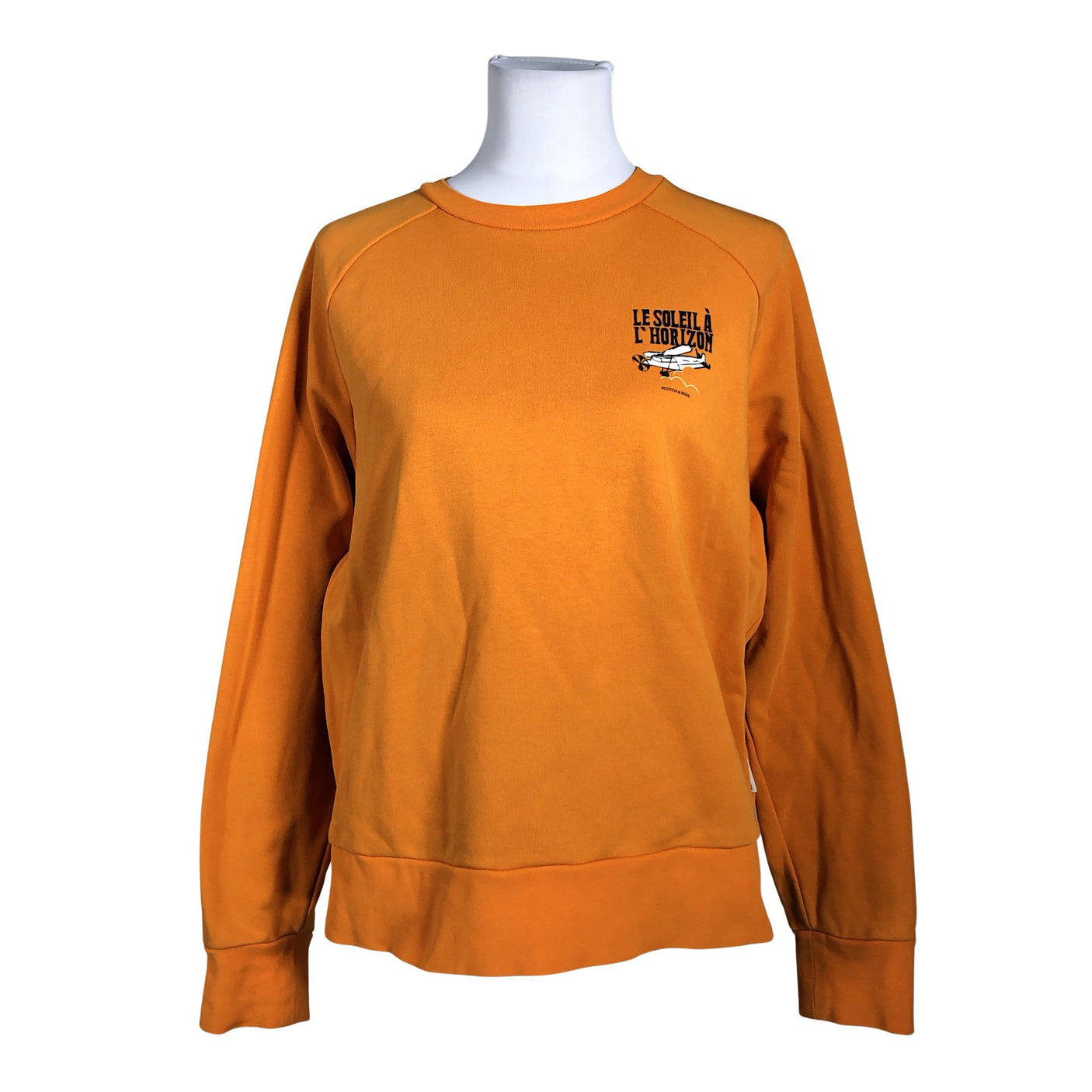 Unisex Scotch&Soda - Sweatshirt, size 38 - Orange (1)