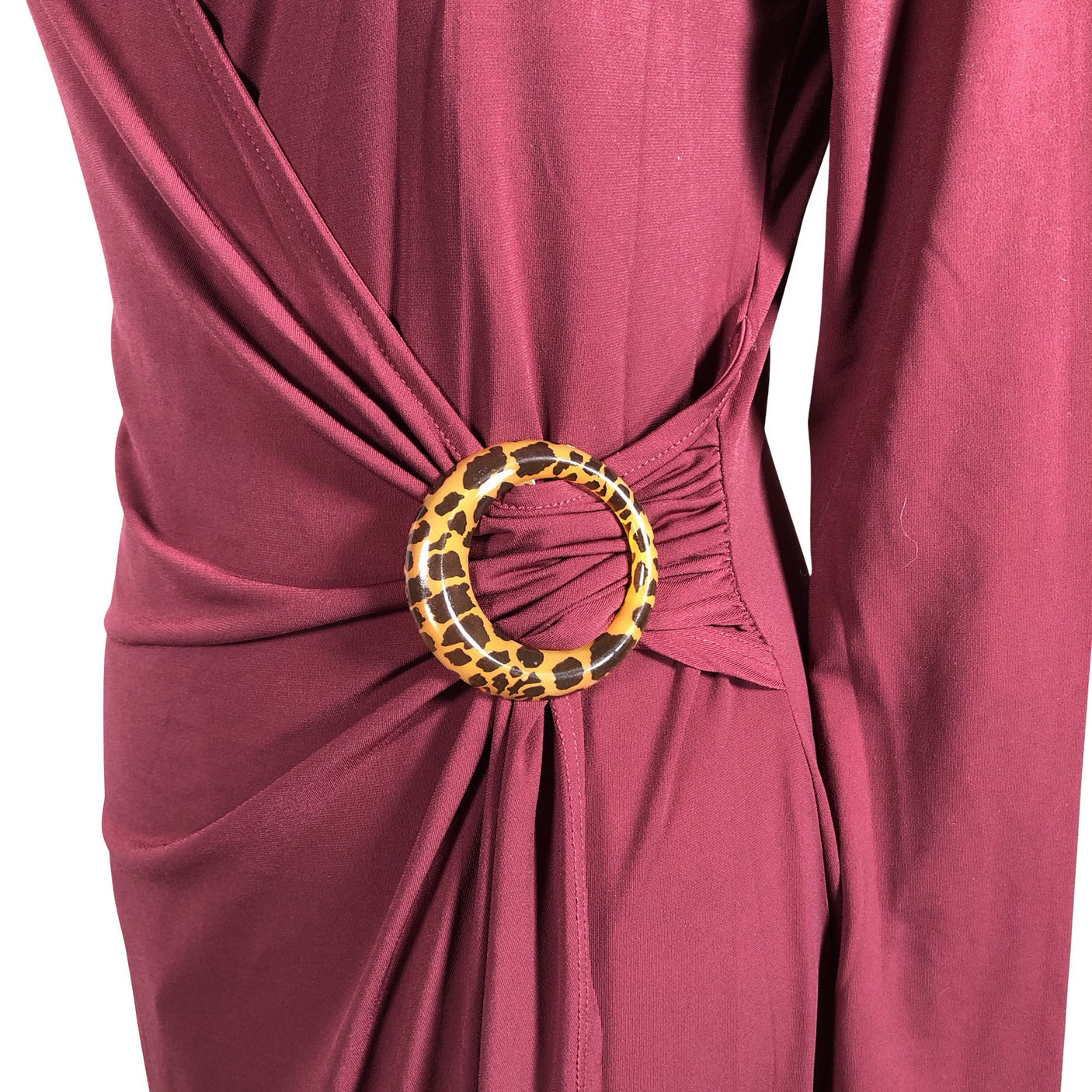 Unisex Anna Field - Tricot dress, size 40 - Wine red (2)