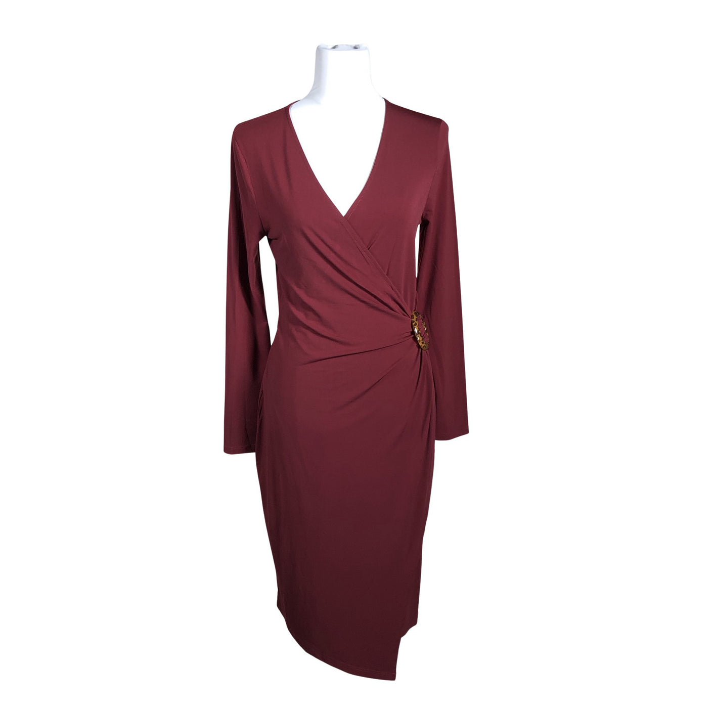 Unisex Anna Field - Tricot dress, size 40 - Wine red (1)