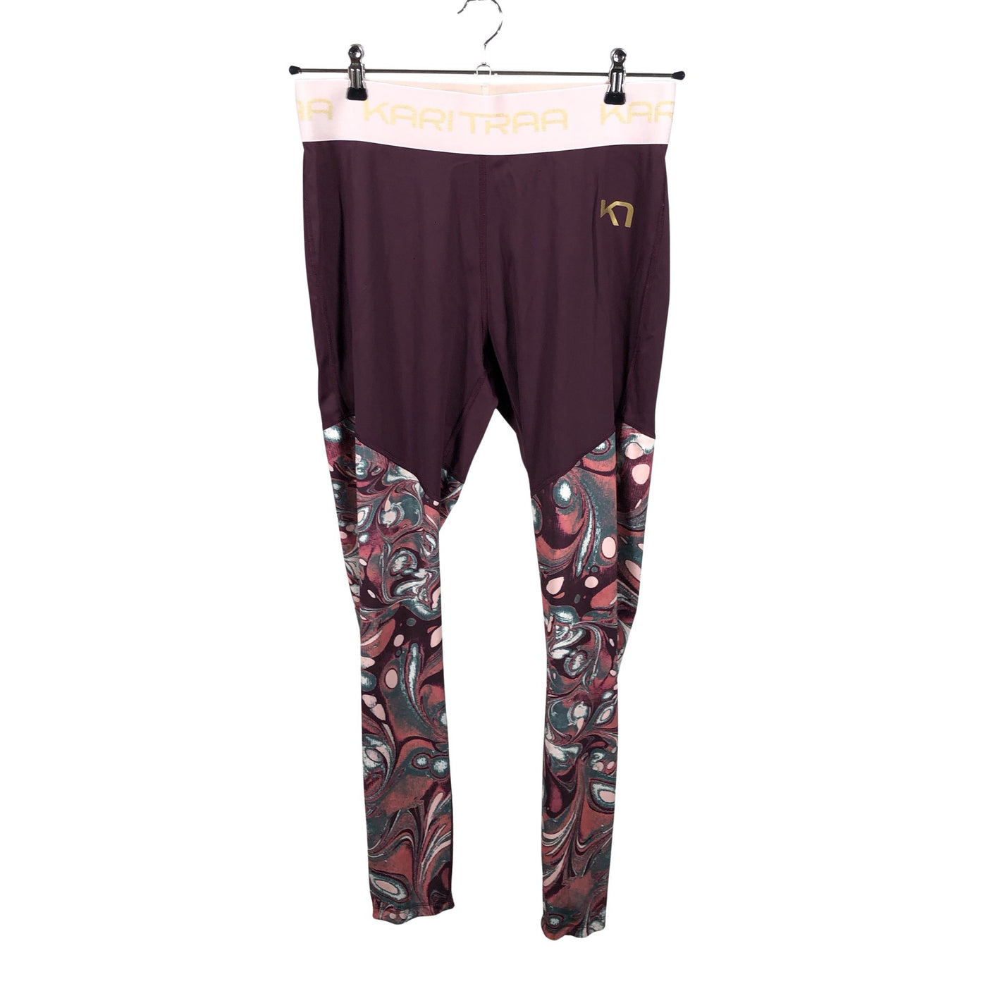 Unisex Kari Traa - Sports tights, size 42 - Wine red (1)