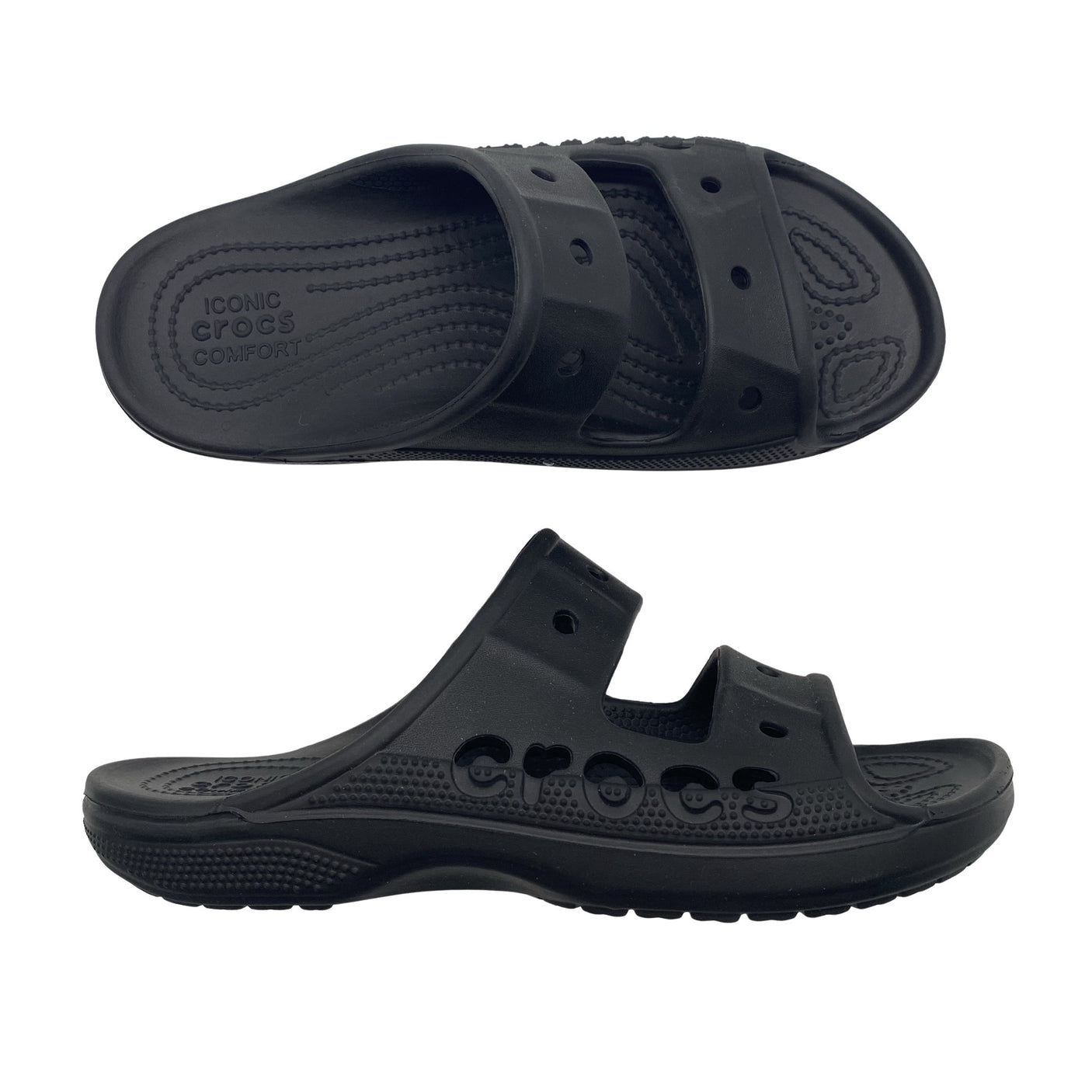 Unisex Crocs - Sandals, size 40 - Black (1)