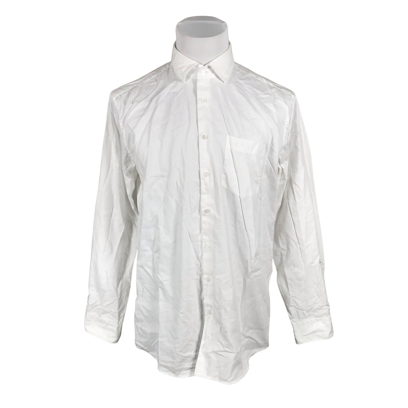 Unisex Seidensticker - Collared shirt, size L - White (1)