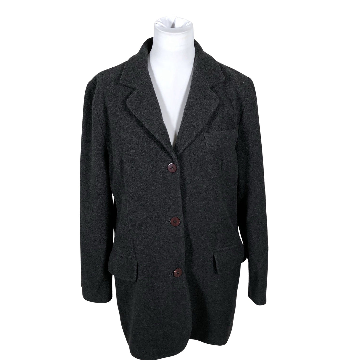 Unisex Marcella - Wool coat, size 40 - Gray (1)