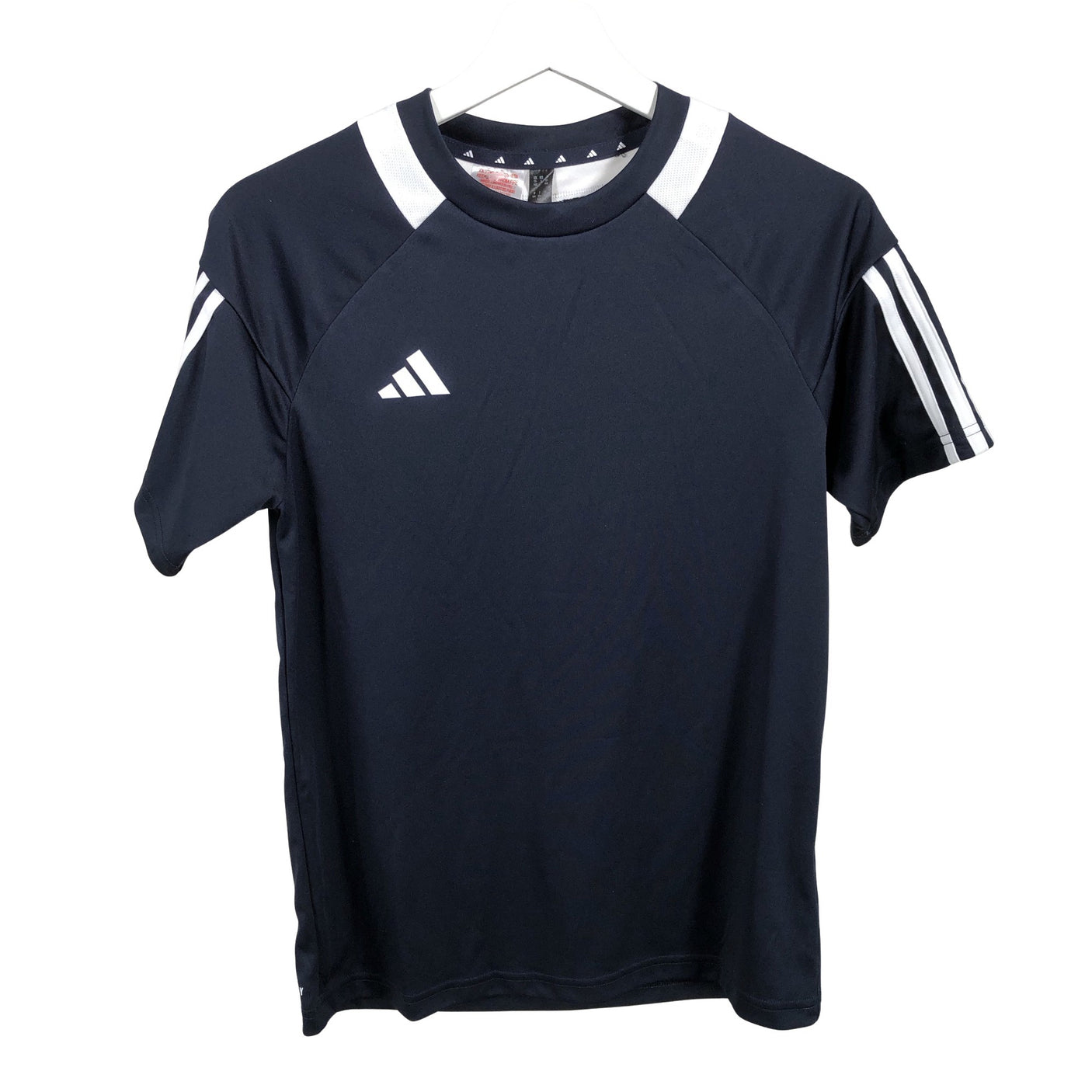 Unisex Adidas - Sports shirt, short sleeve, size 158 - 164 - Blue (1)