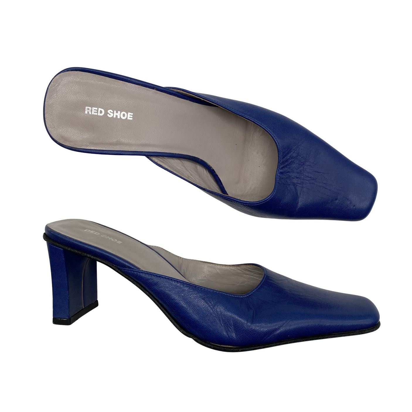 Unisex Red Shoe - High heels, size 38 - Blue (1)