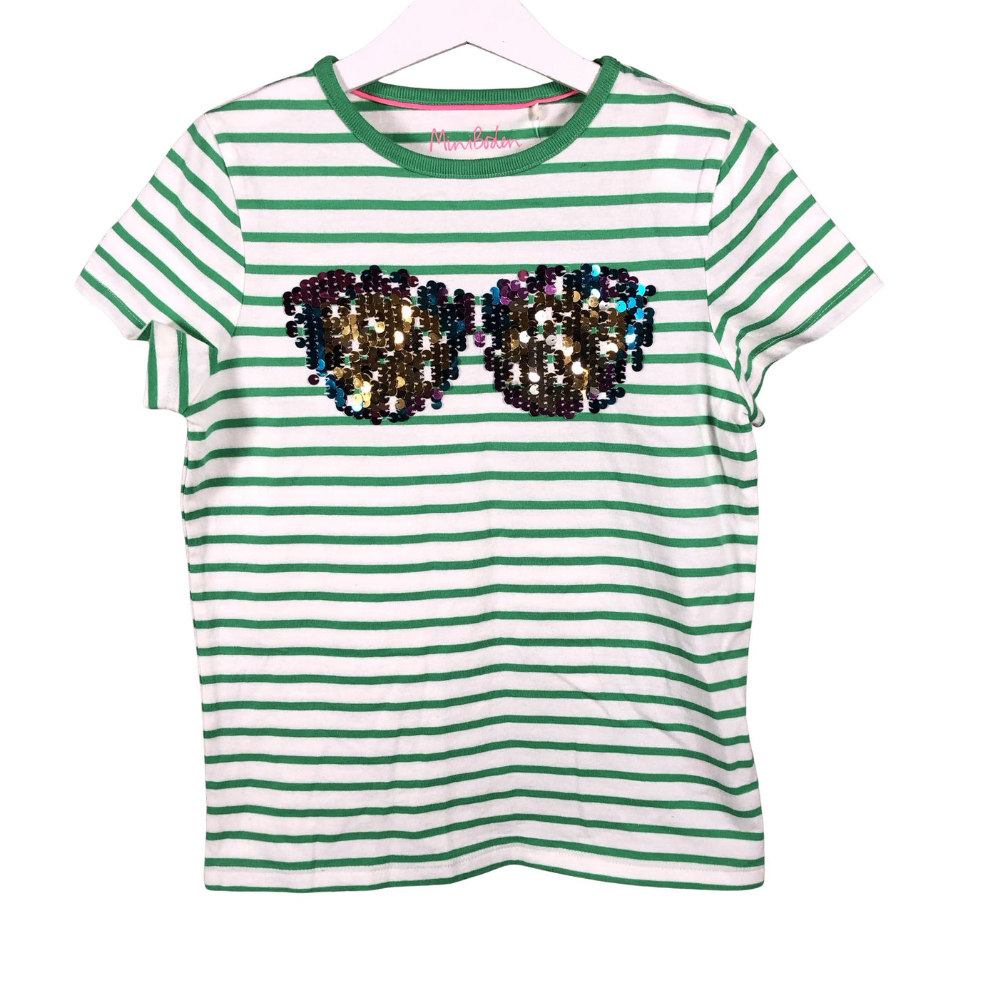 Unisex Mini Boden - T-shirt, size 134 - 140 - White (1)