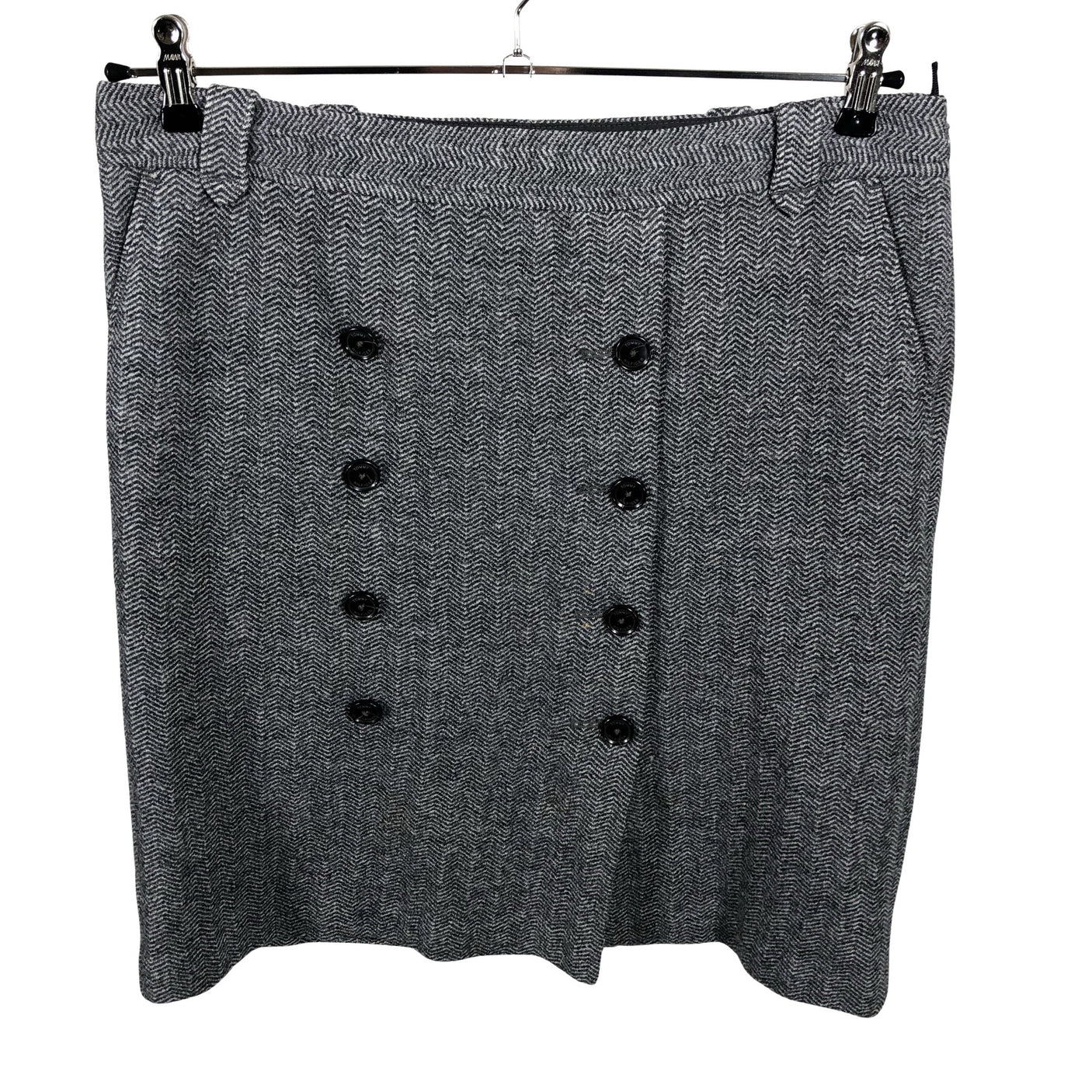 Unisex Tommy Hilfiger - Fabric skirt, size 42 - Gray (2)