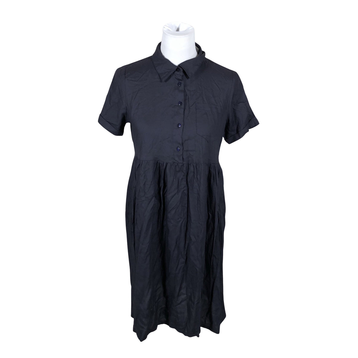 Unisex Mama Licious - Schiffon dress, size 36 - Blue (1)