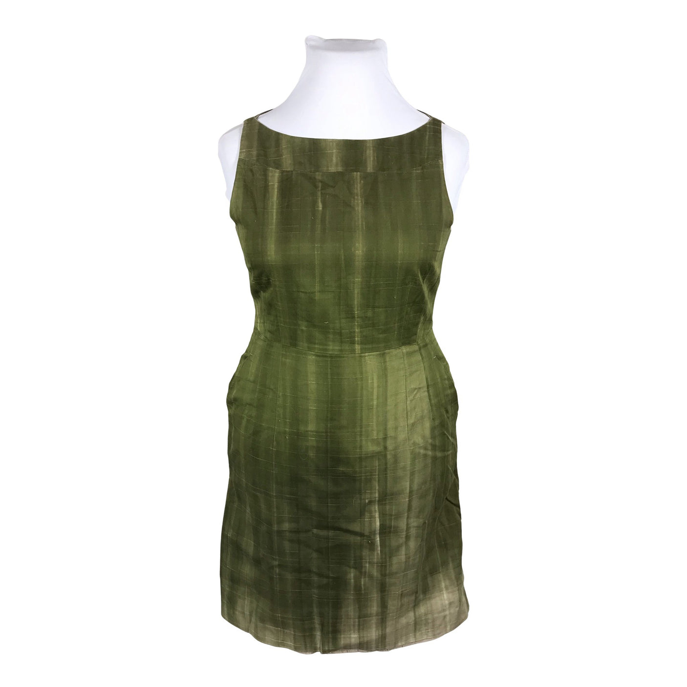 Unisex Rene Lezard - Schiffon dress, size 42 - Green (1)