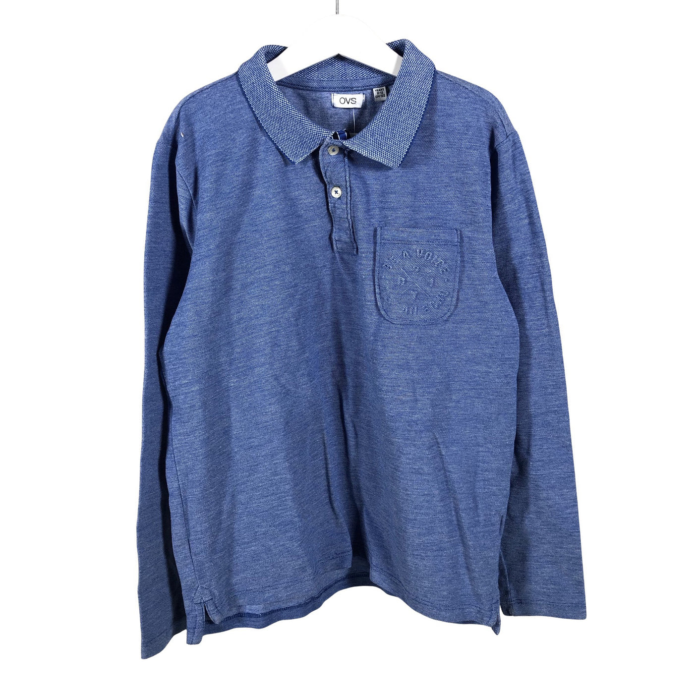 Unisex OVS - Polo shirt, size 146 - 152 - Blue (2)