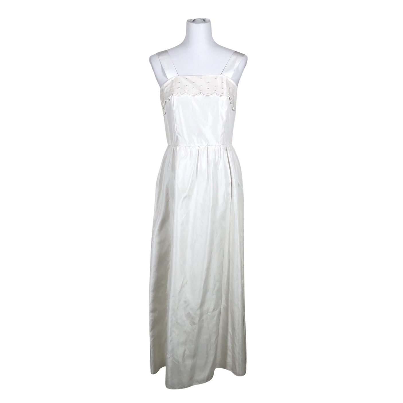 Unisex Roundshop - Party dress, size 40 - White (1)