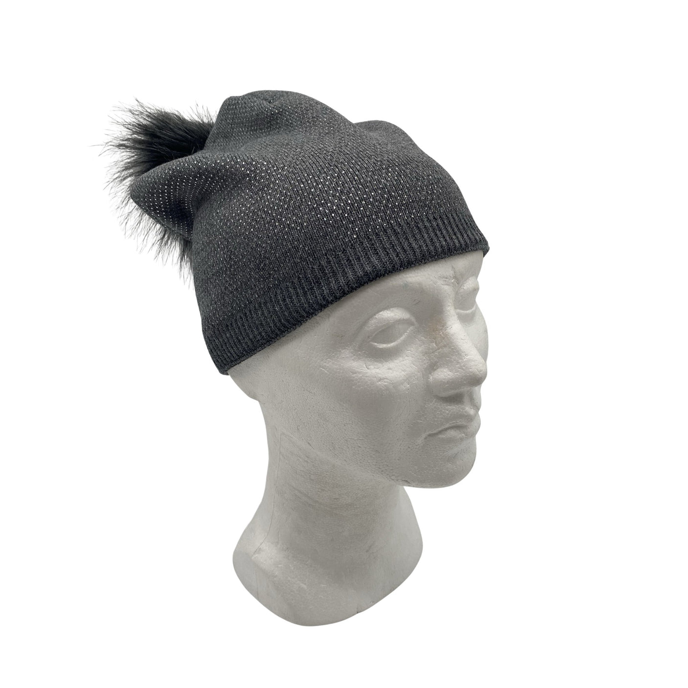 Unisex Rue Paris - Winter beanie, size 56 - Gray (1)