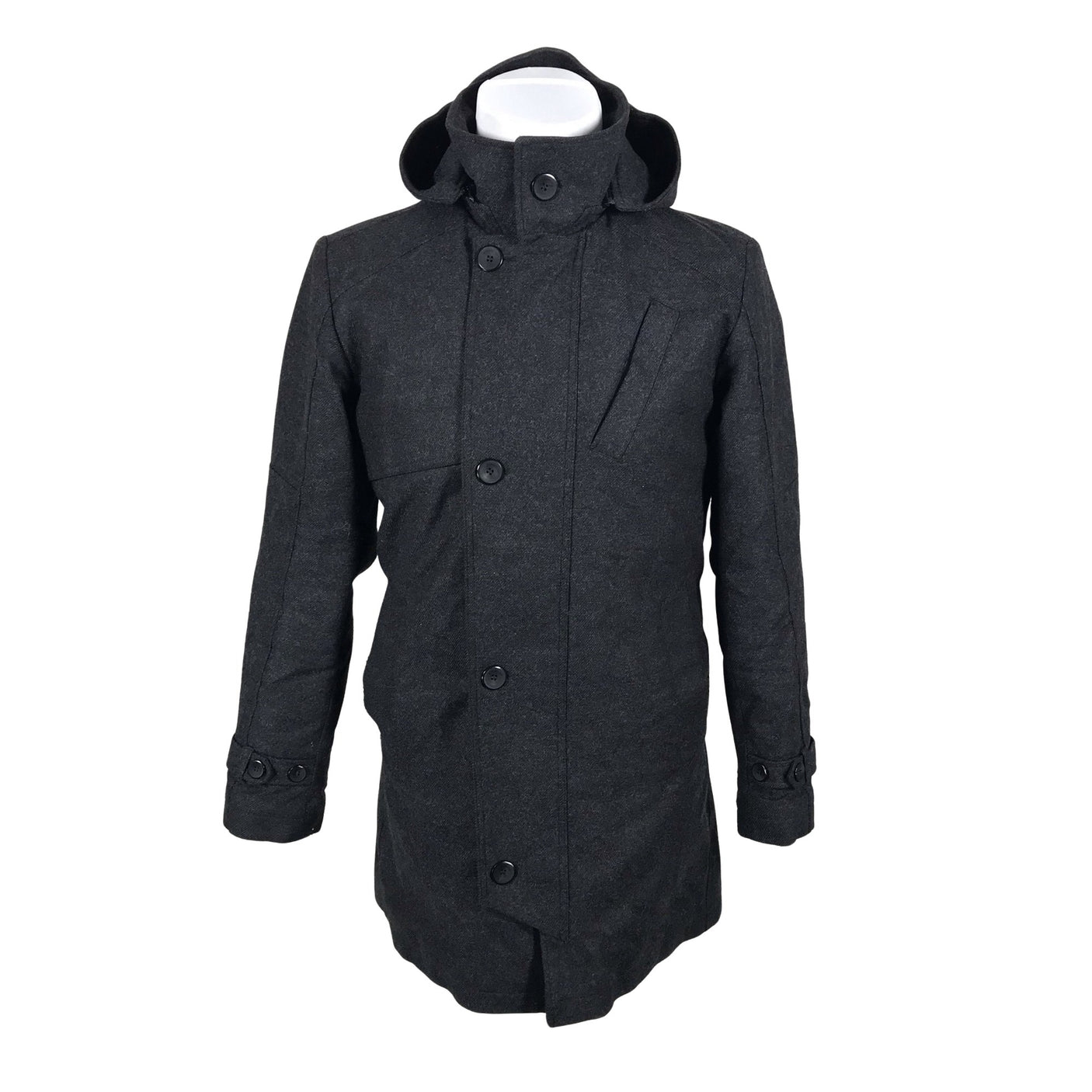 Unisex Johnnylove - Wool coat, size M - Black (1)