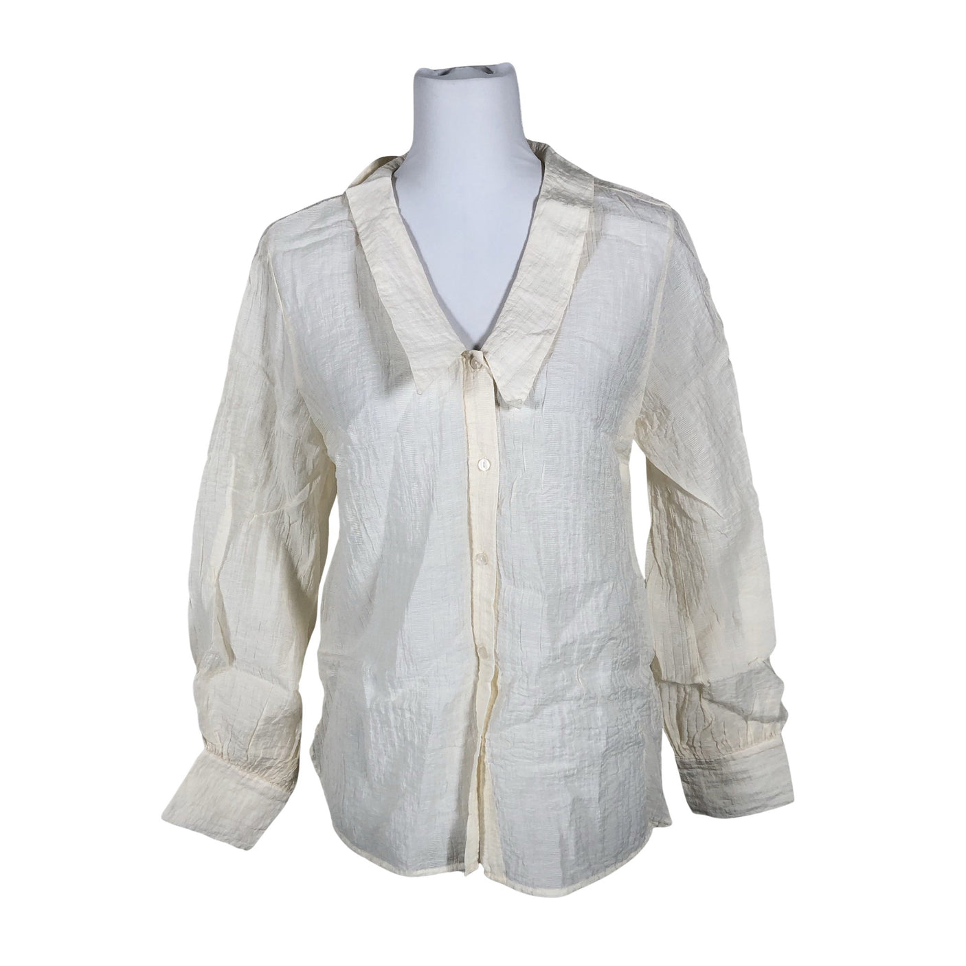 Unisex Lindex - Blouse, size 38 - Beige (1)