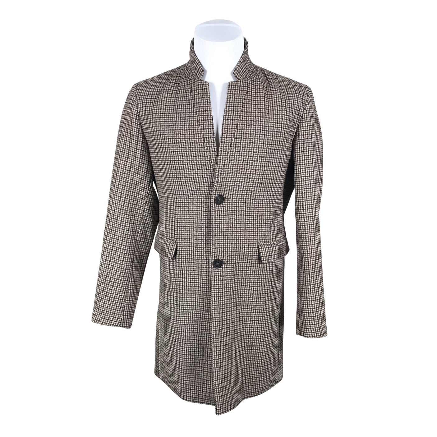 Unisex Jack & Jones - Wool coat, size M - Brown (1)
