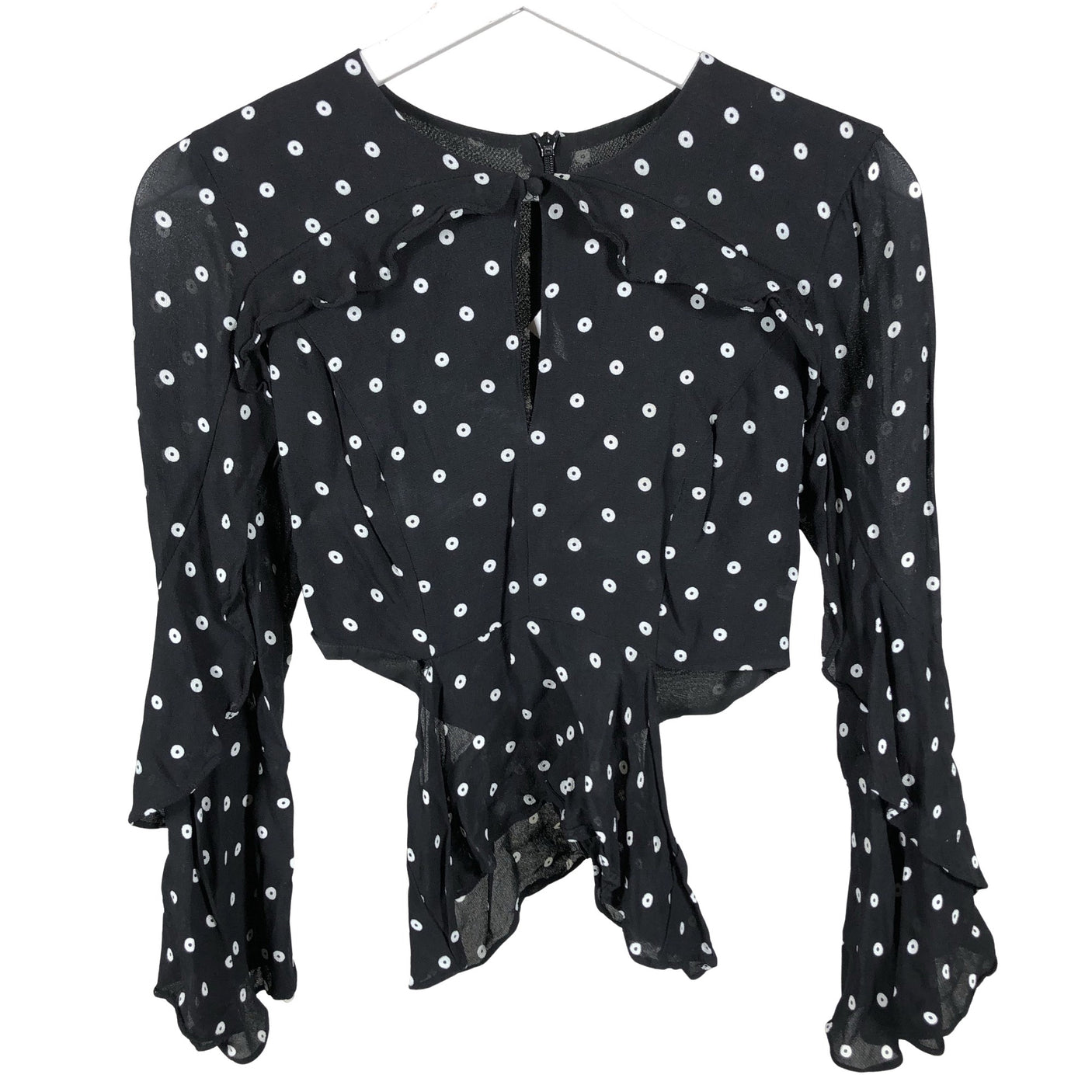 Unisex Bardot - Blouse, size 32 - Black (1)