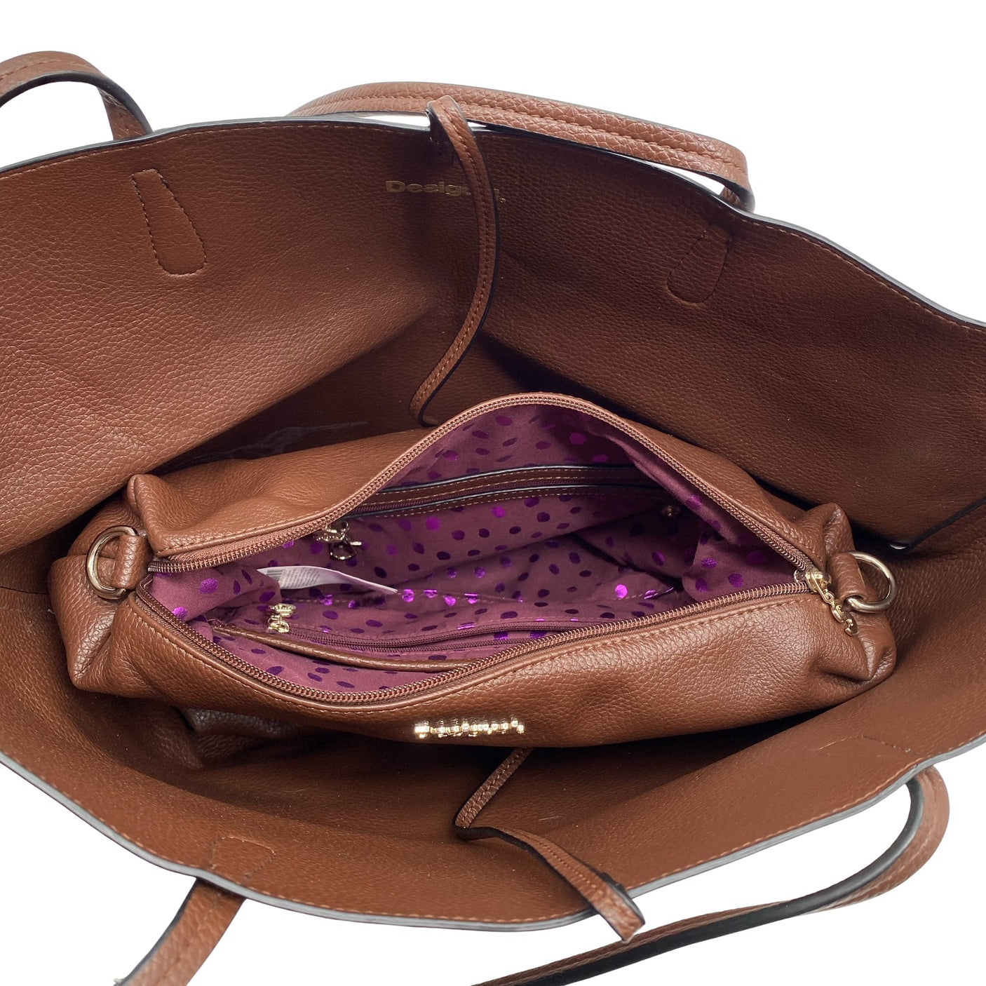 Unisex Desigual - Handbag, size Maxi - Beige (2)