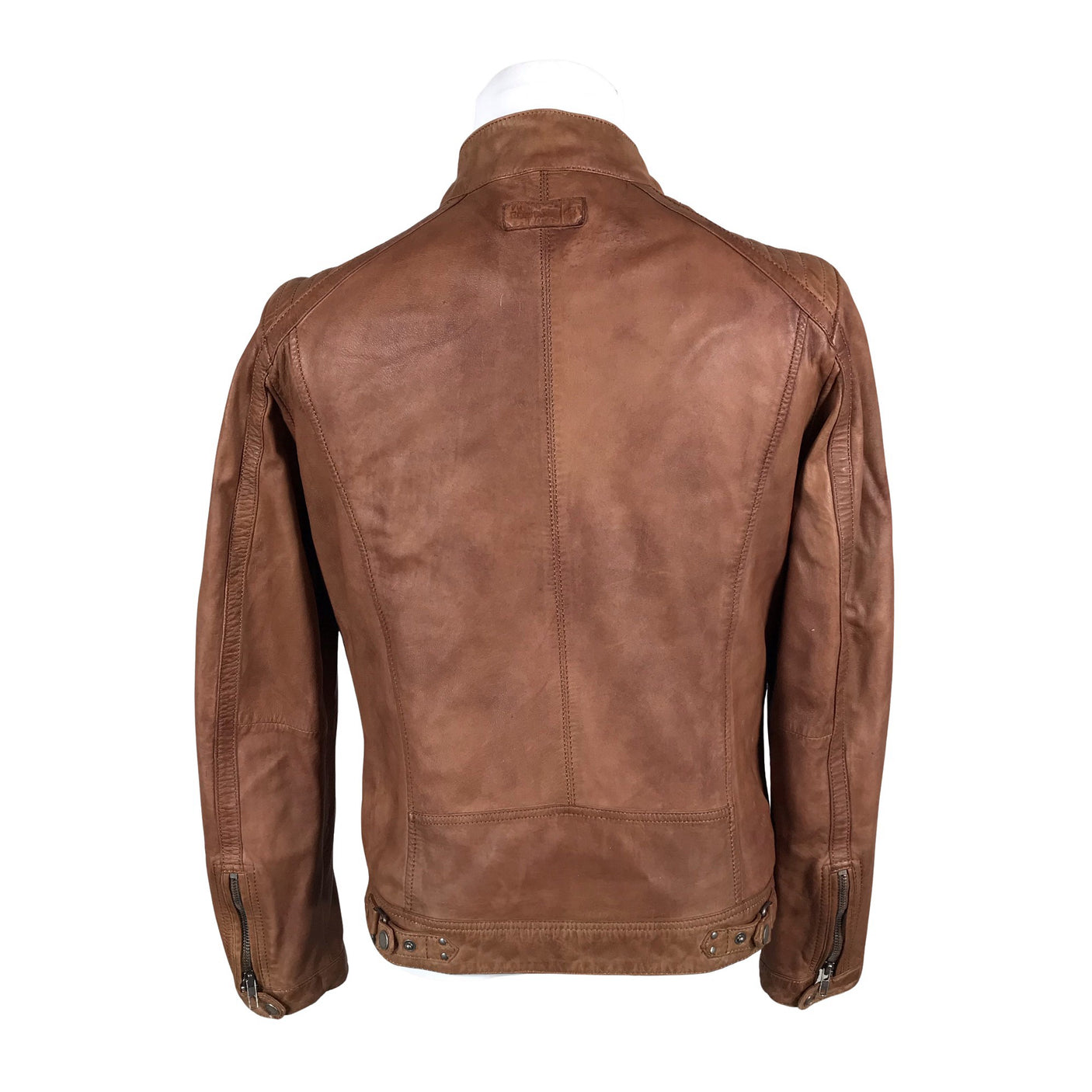 Unisex ROCKANDBLUE - Leather jacket, size L - Brown (2)