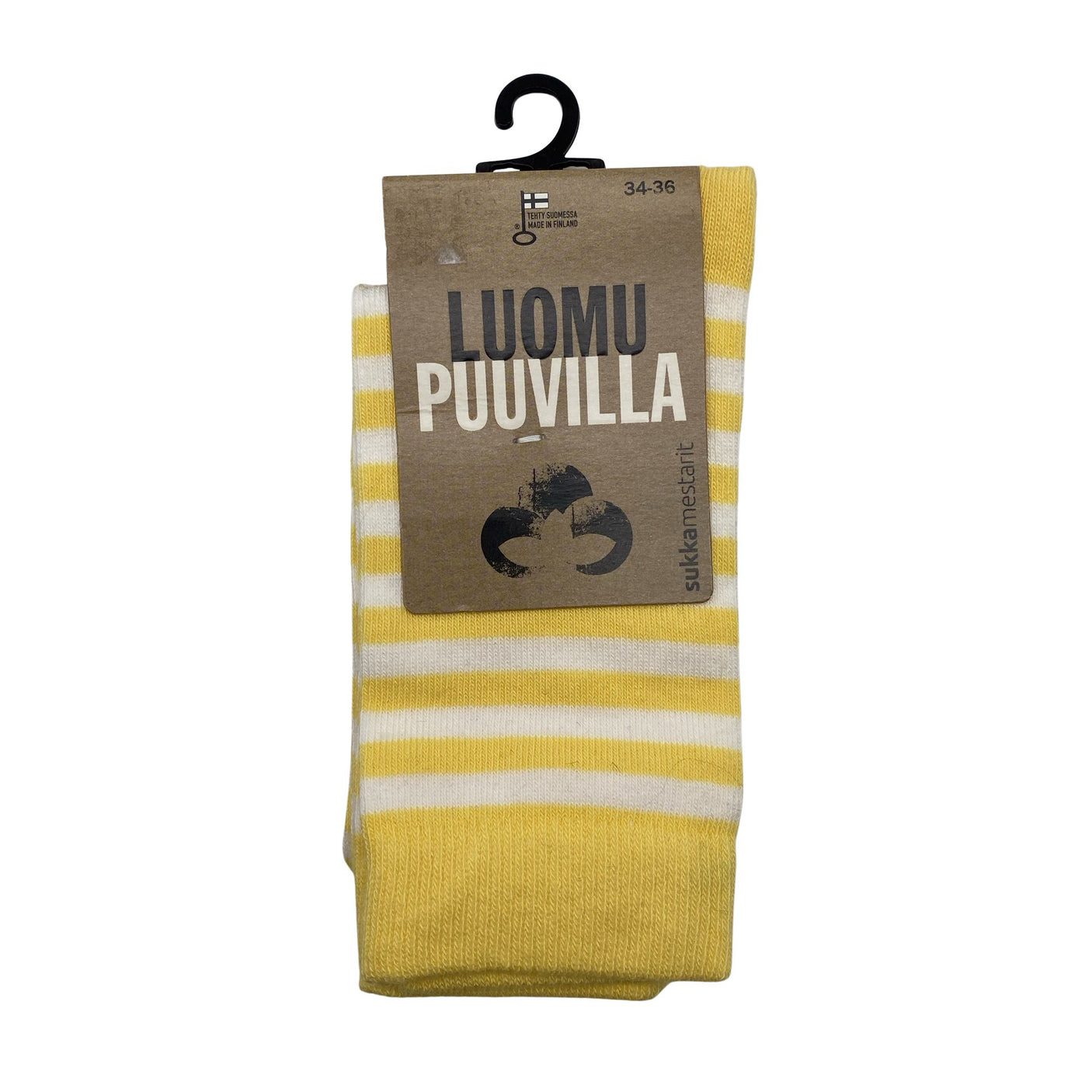 Unisex Sukkamestarit - Socks, size 35 - Yellow (1)