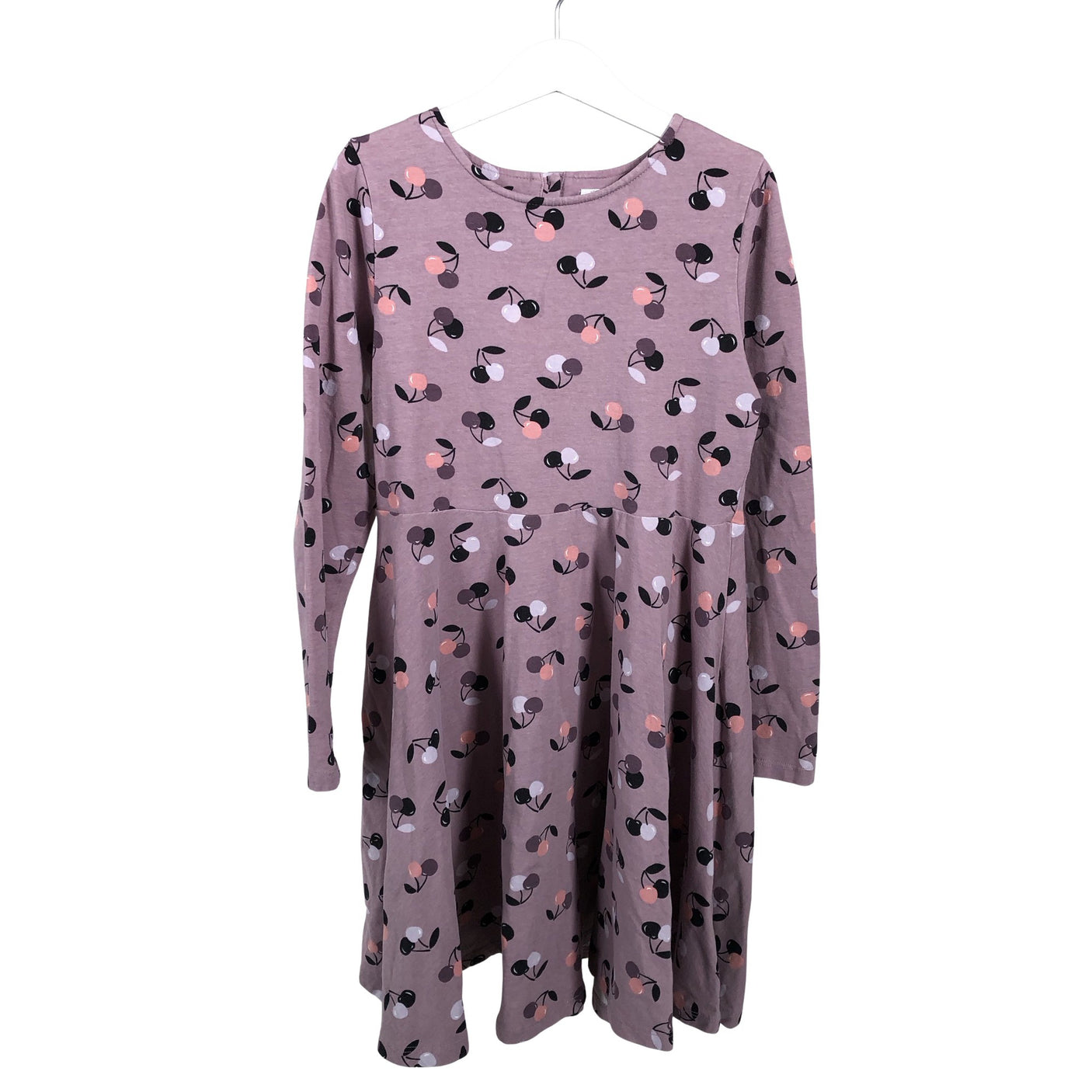 Unisex Polarn O. Pyret - Tricot dress, size 128 - 134 - Violet (1)