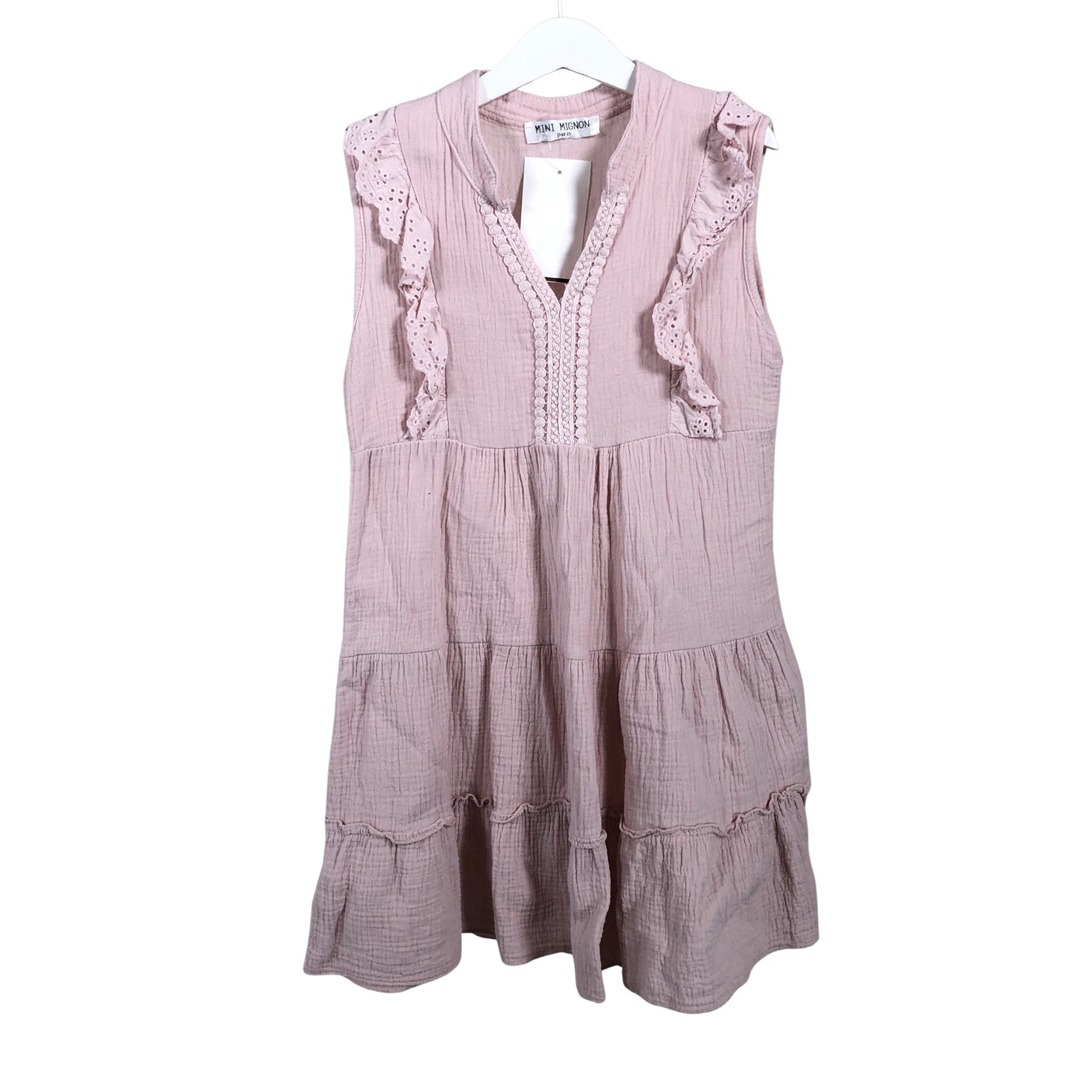 Unisex Mignon - Dress, size 122 - 128 - Light pink (1)