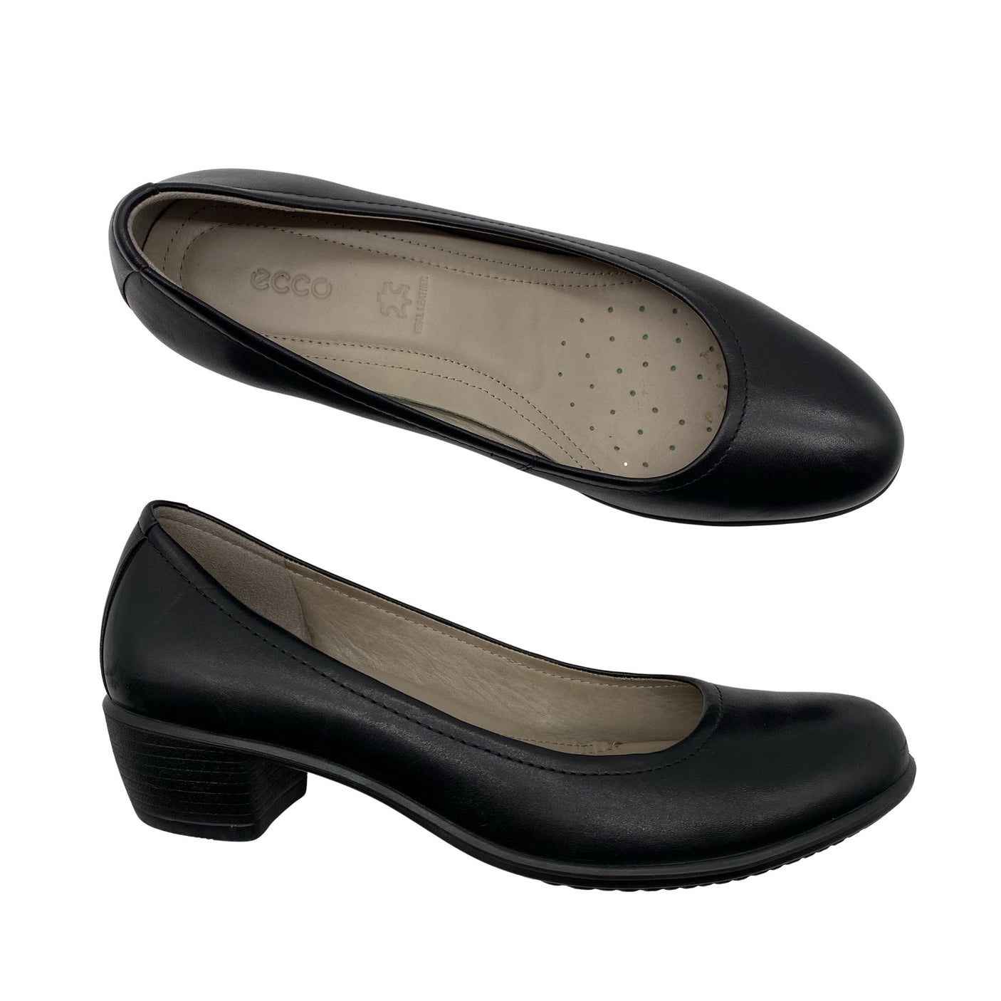 Unisex Ecco - High heels, size 38 - Black (1)