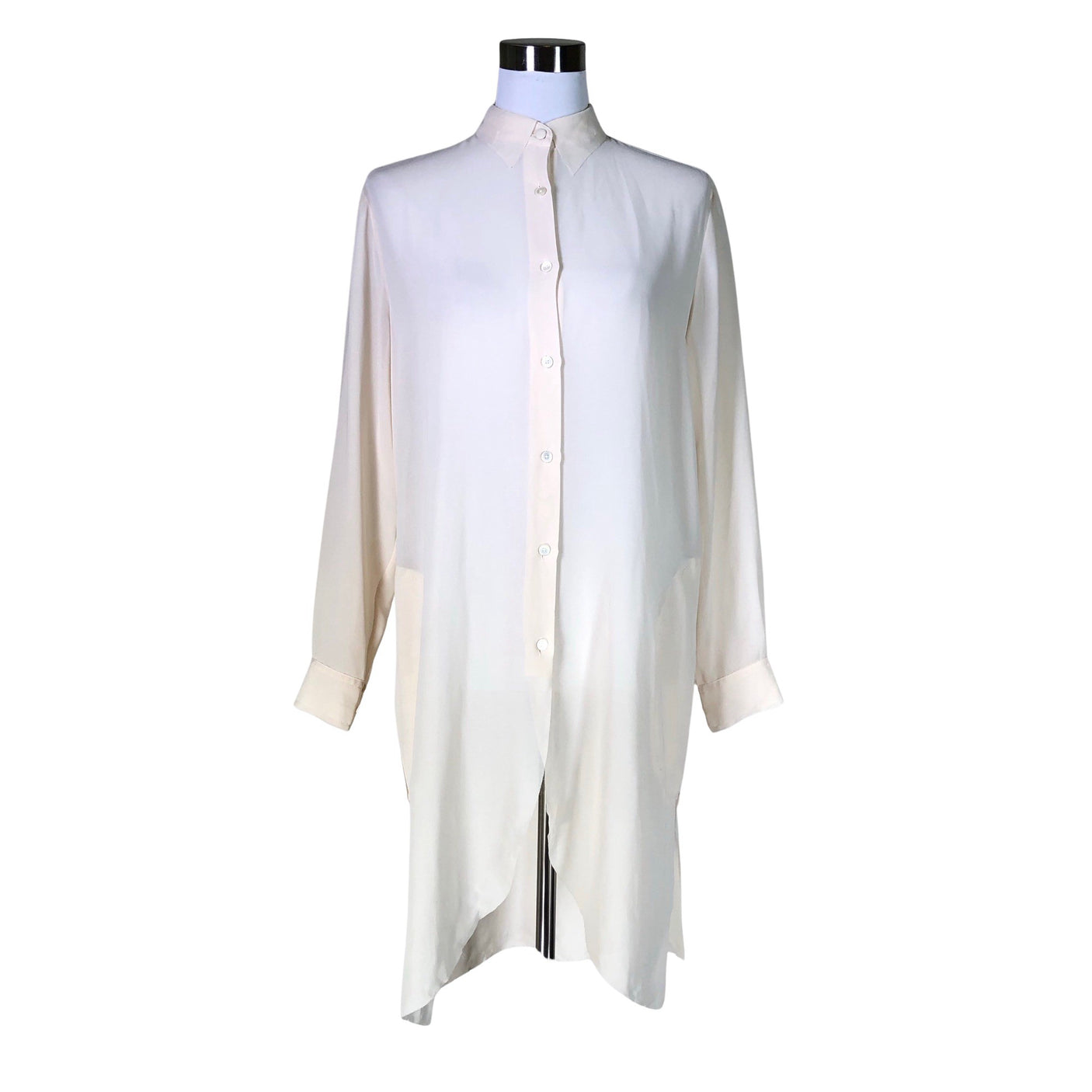 Unisex Acne Studios - Schiffon tunic, size 34 - Natural white (1)