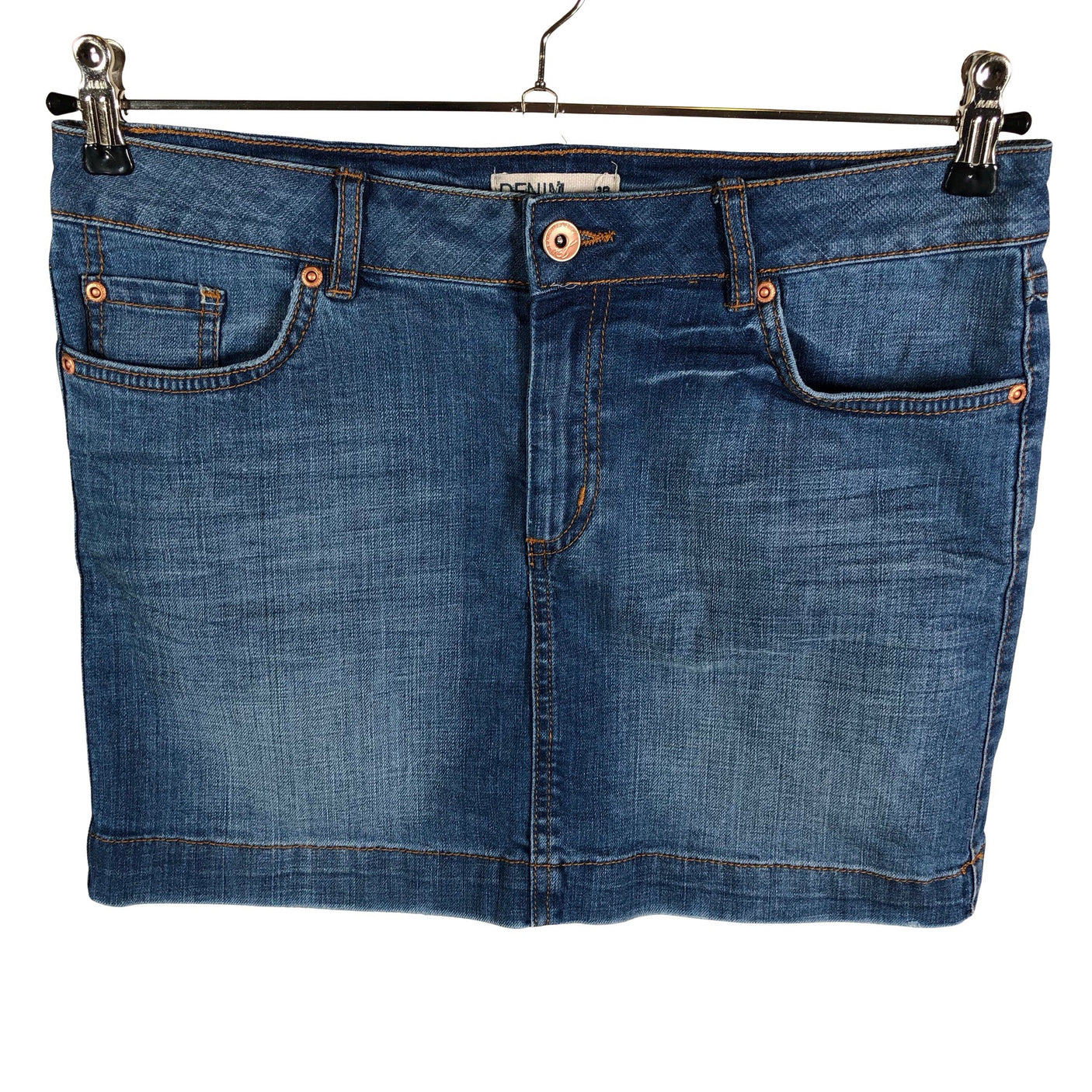 Unisex Lindex - Denim skirt, size 38 - Blue (1)
