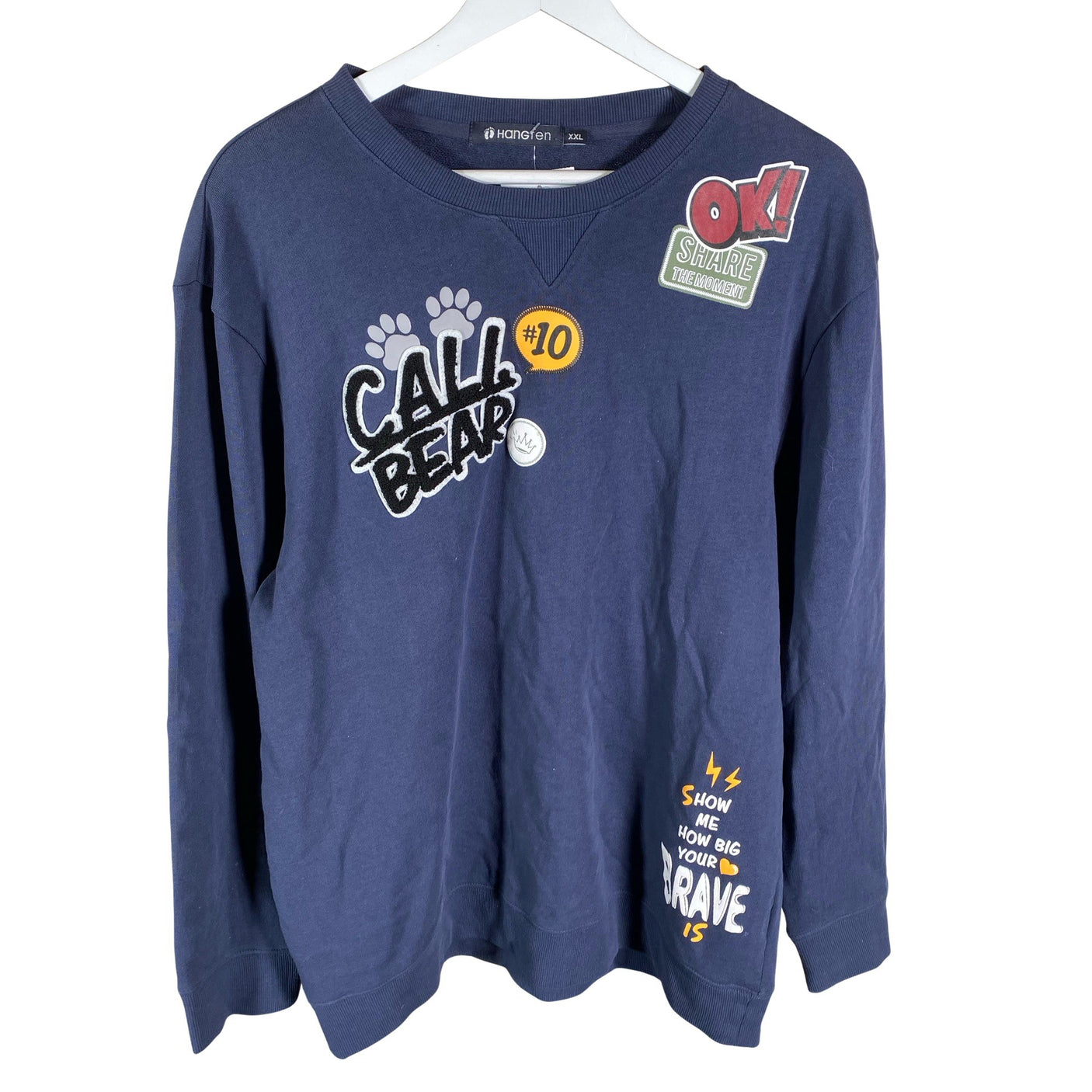 Unisex Hangten - Sweatshirt, size XXL - Blue (1)