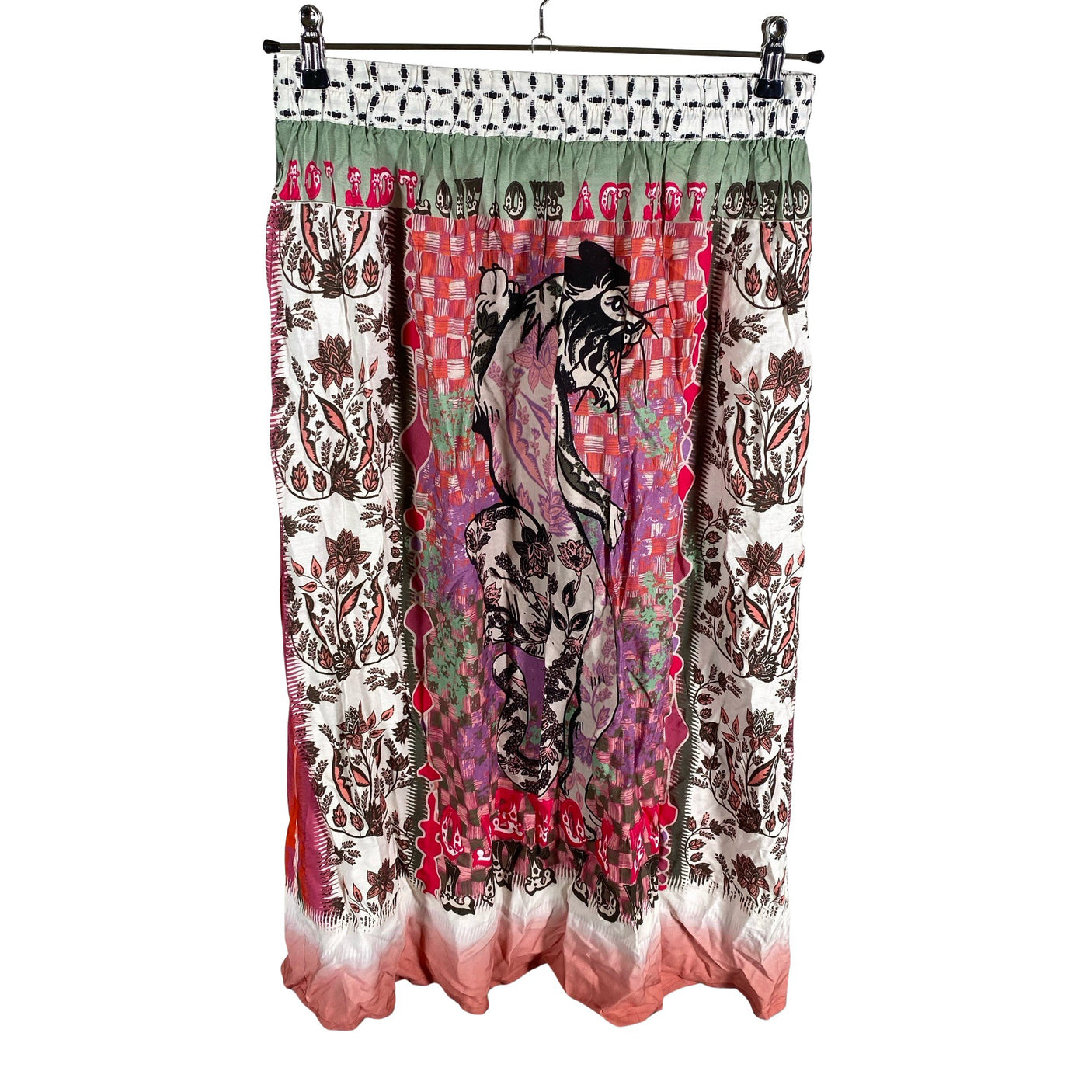 Unisex Cream - Fabric skirt, size 38 - White