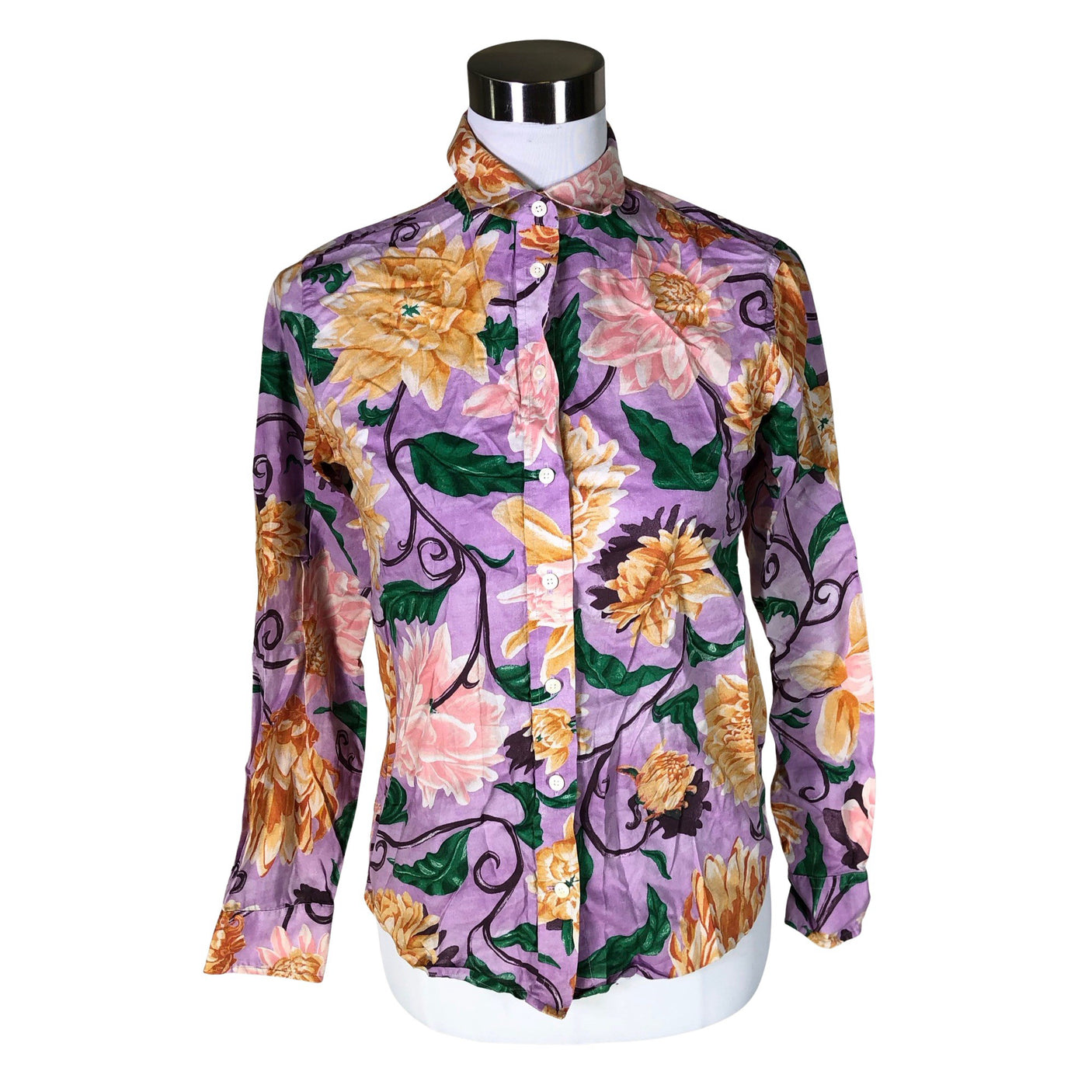 Unisex Gant - Collared shirt, size 34 - Violet (1)