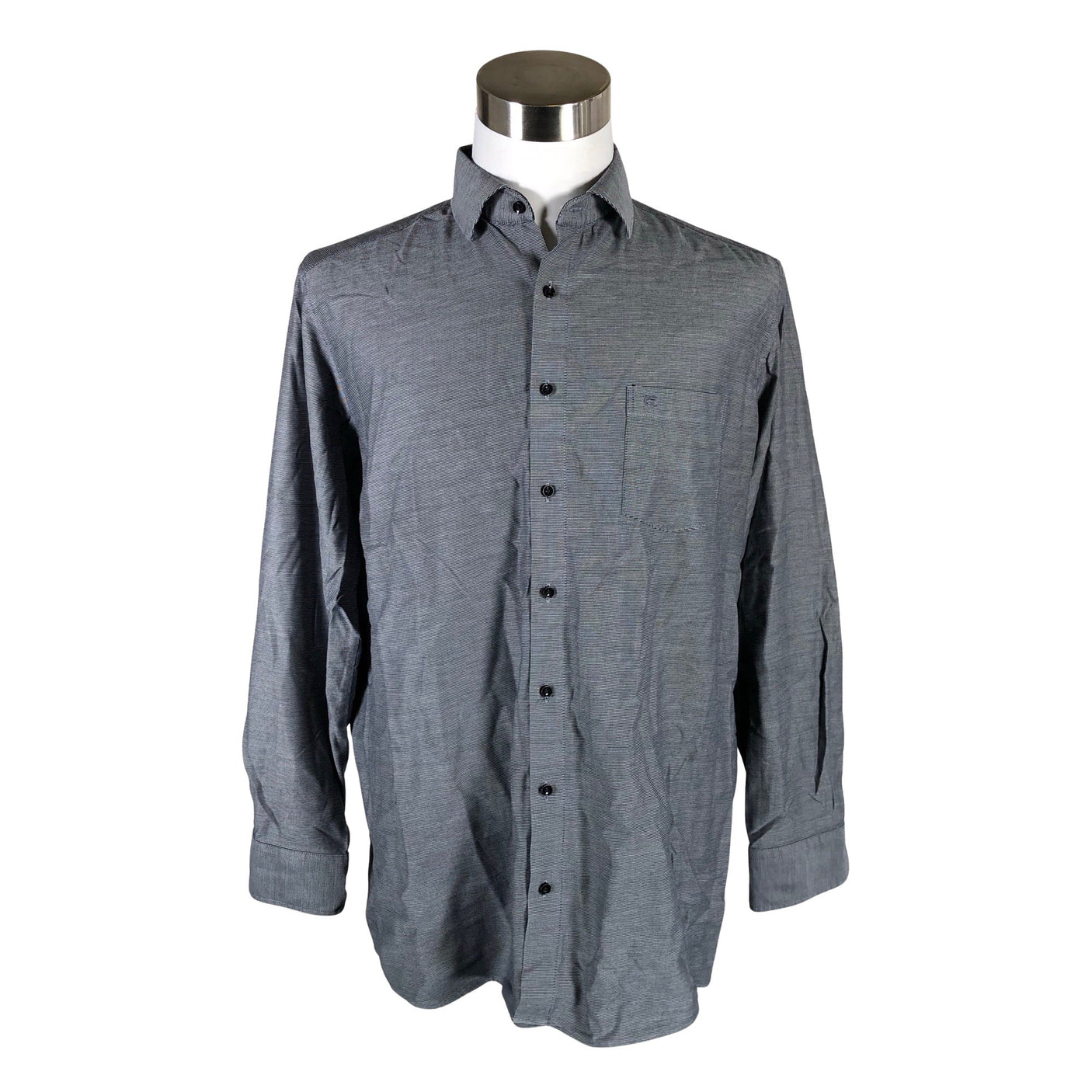 Unisex Casa Moda - Collared shirt, size XL - Gray (1)