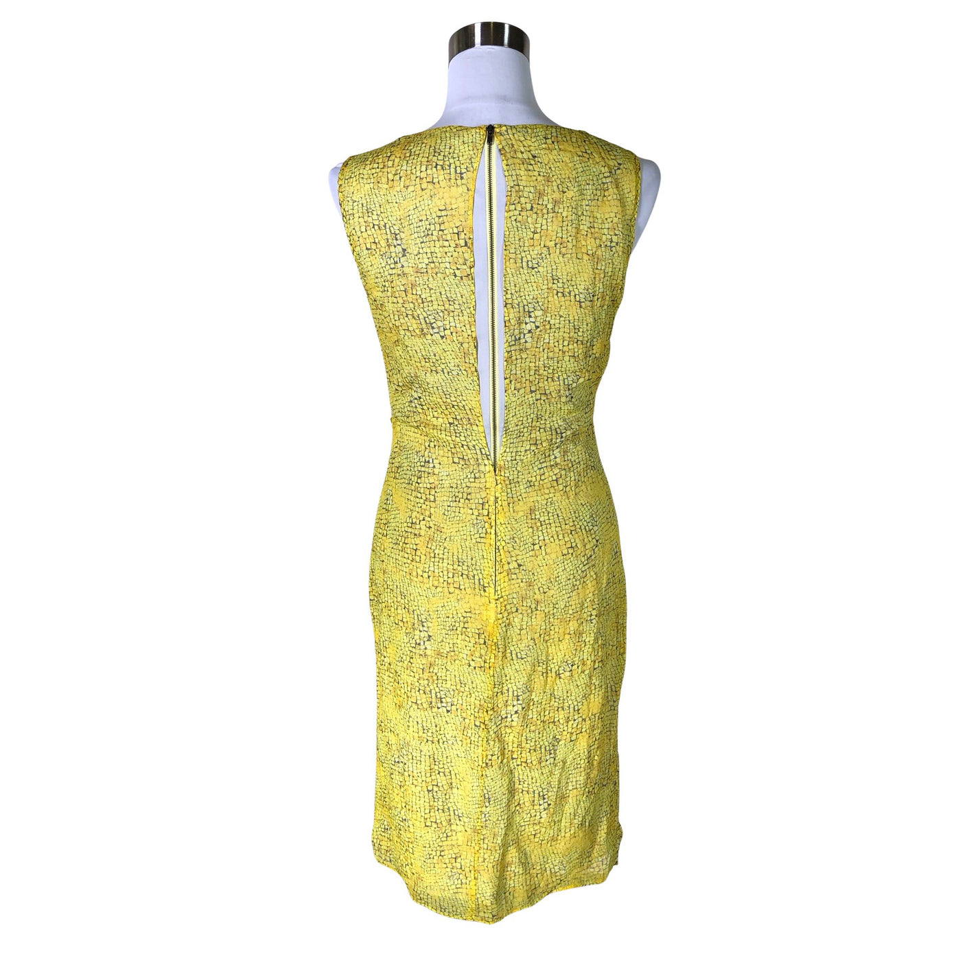 Unisex Reiss - Schiffon dress, size 34 - Yellow (2)