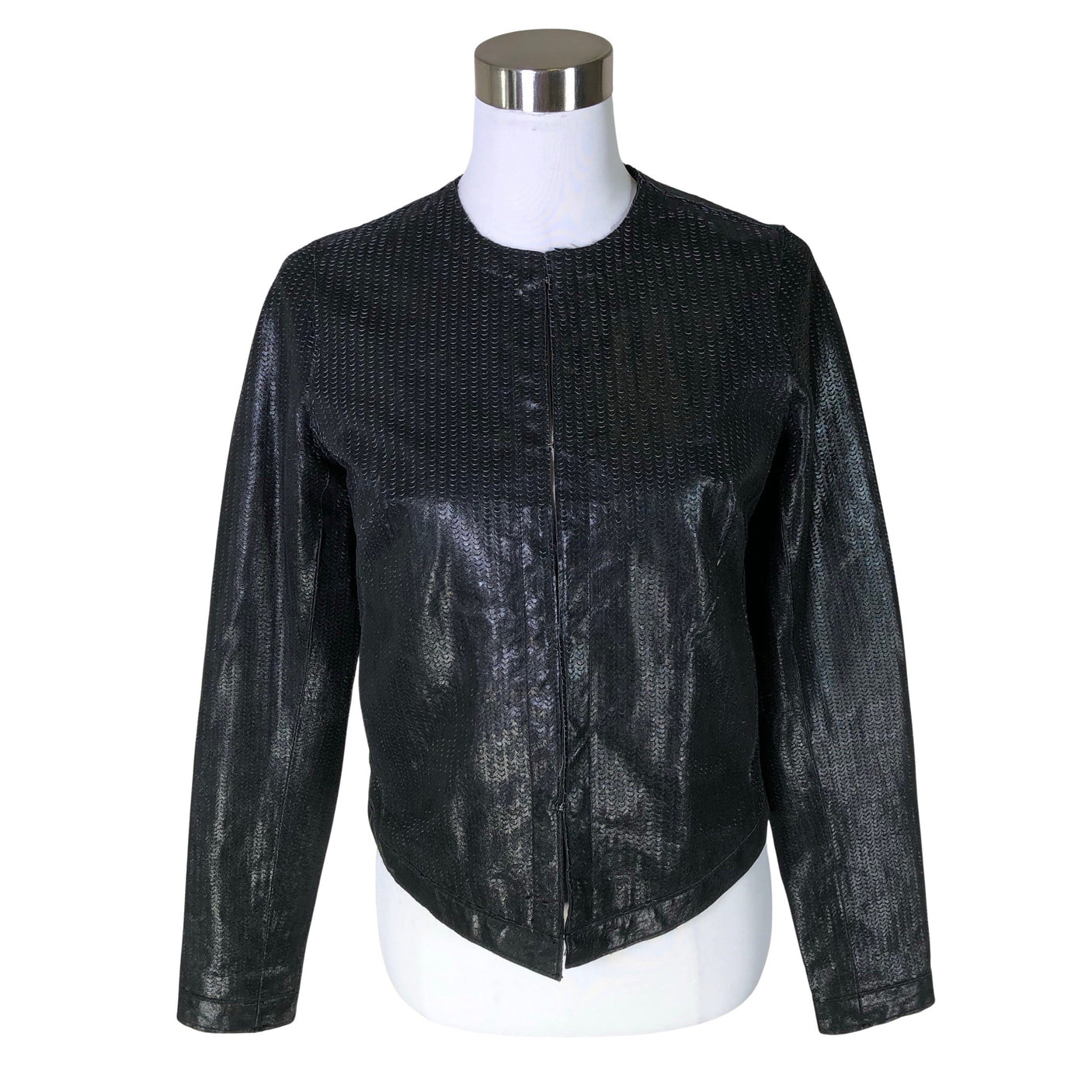 Unisex CKN - Leather jacket, size 36 - Black (1)