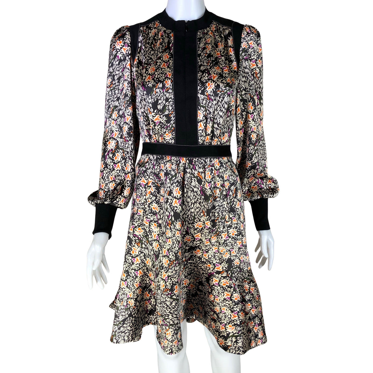 Unisex ME+EM - Schiffon dress, size 36 - Black (1)