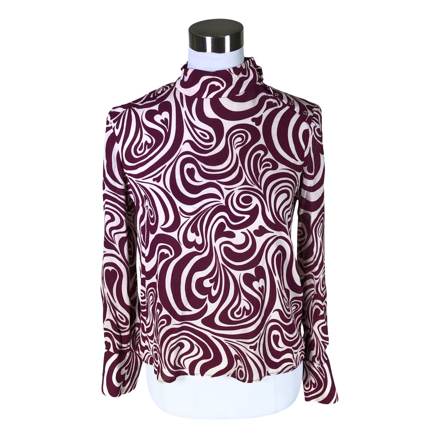 Unisex Claudie Pierlot - Blouse, size 38 - Violet (1)