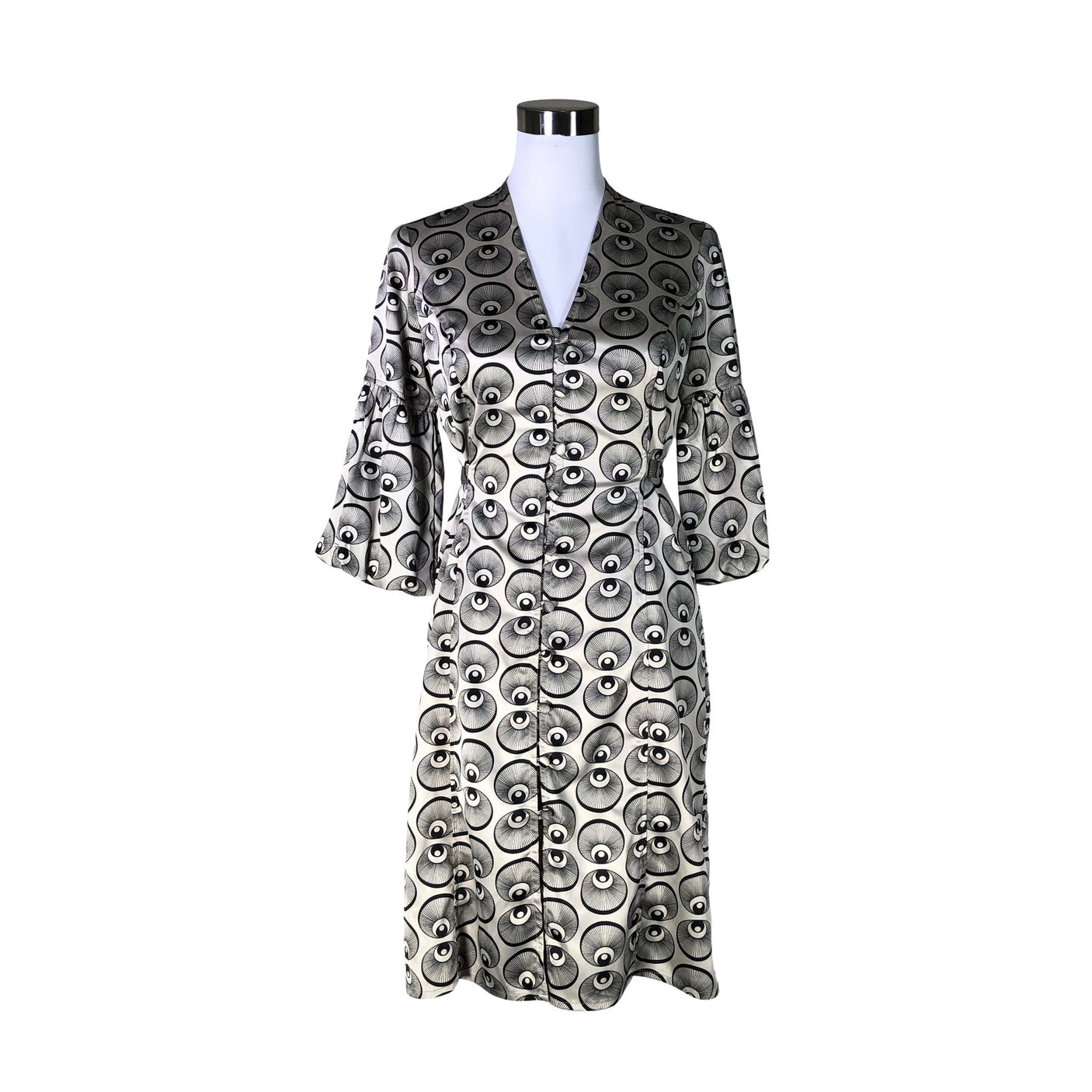 Unisex St-martins - Schiffon dress, size 36 - Beige (1)