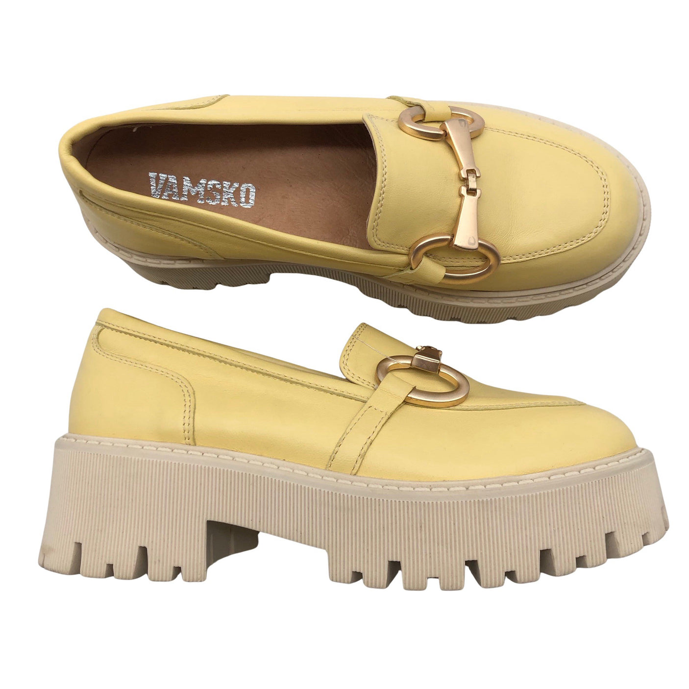 Unisex Vamsko - Loafers, size 37 - Yellow (1)