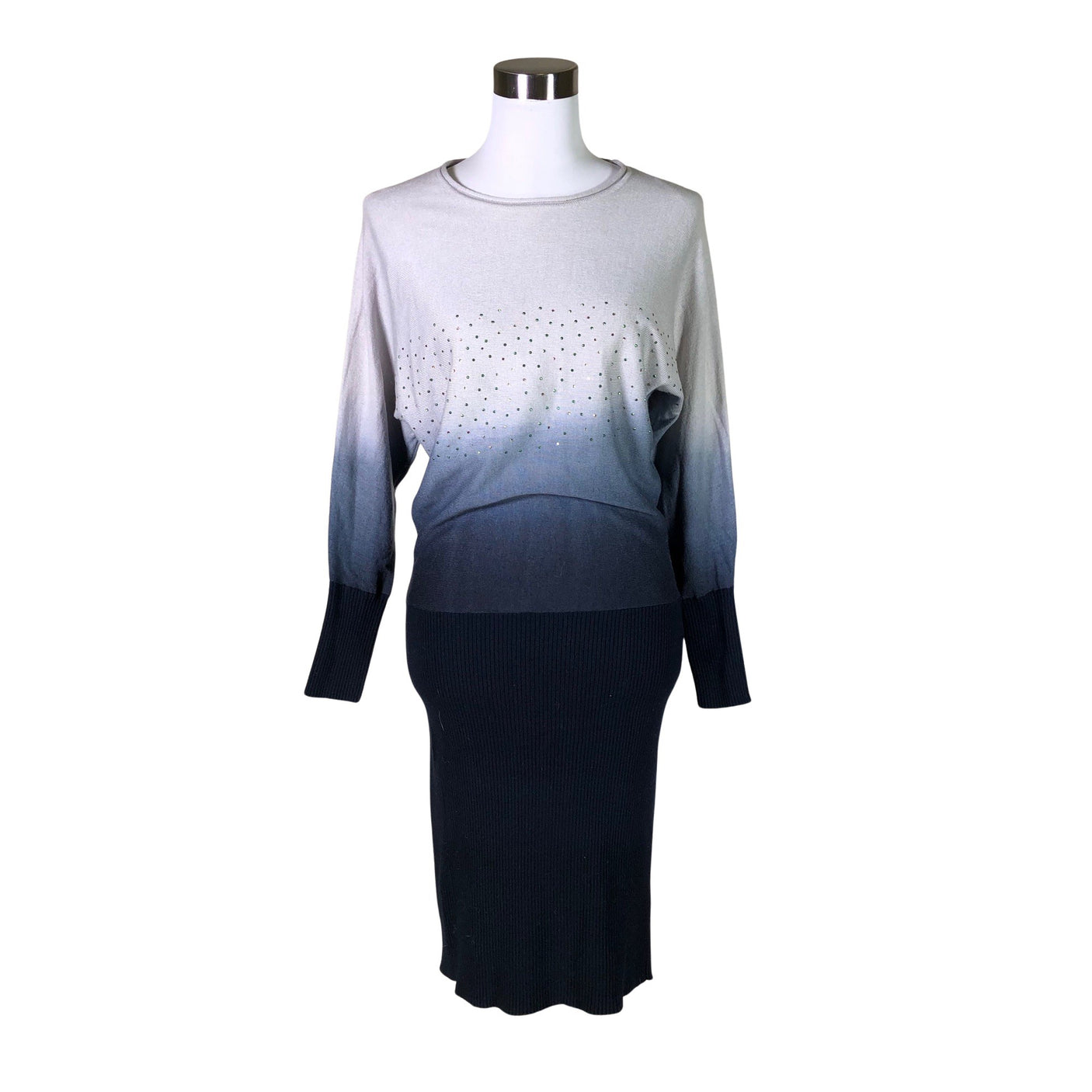 Unisex Mosaic - Knit dress, size 36 - Blue (1)