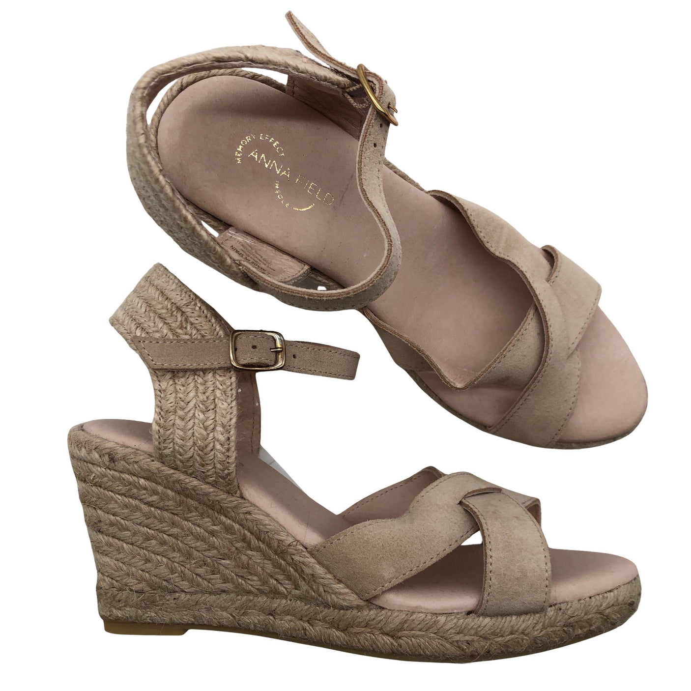 Unisex Anna Field - Wedge sandals, size 38 - Beige (1)