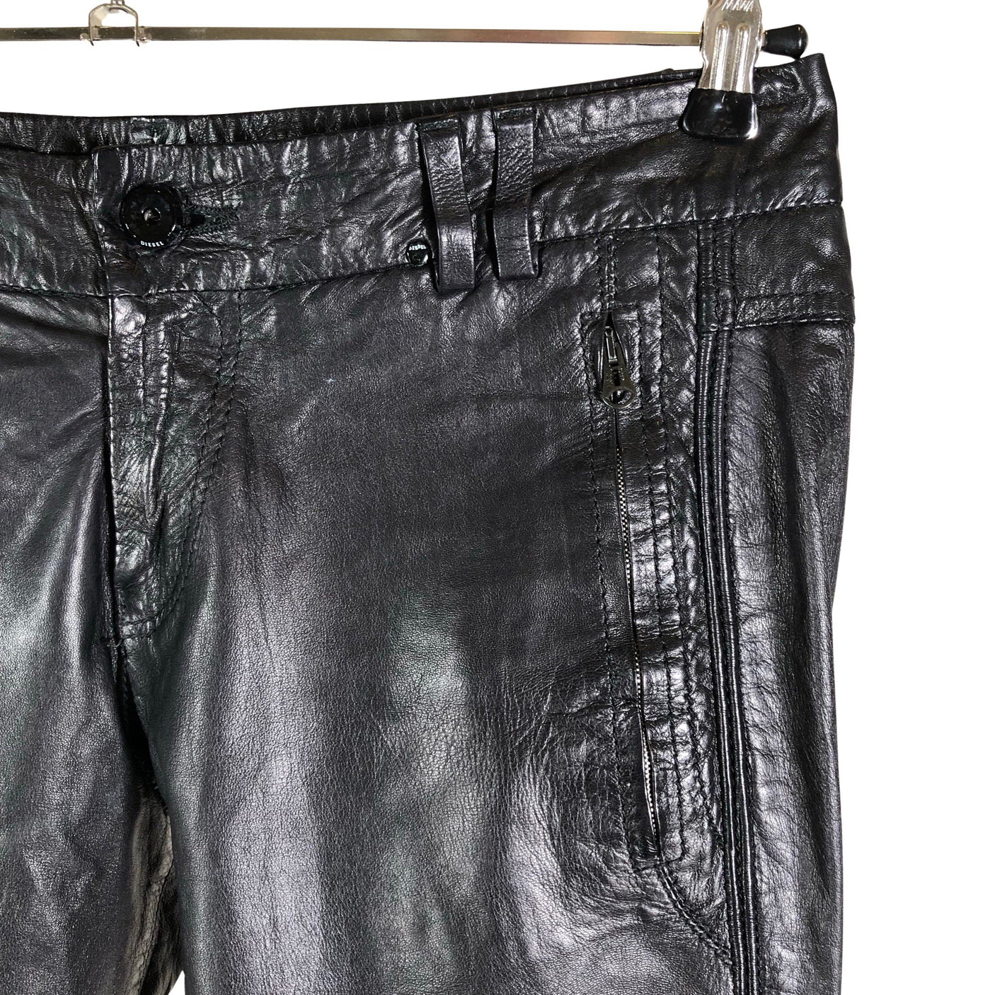 Unisex Diesel - Nahkahousut, koko W29 - (3)
