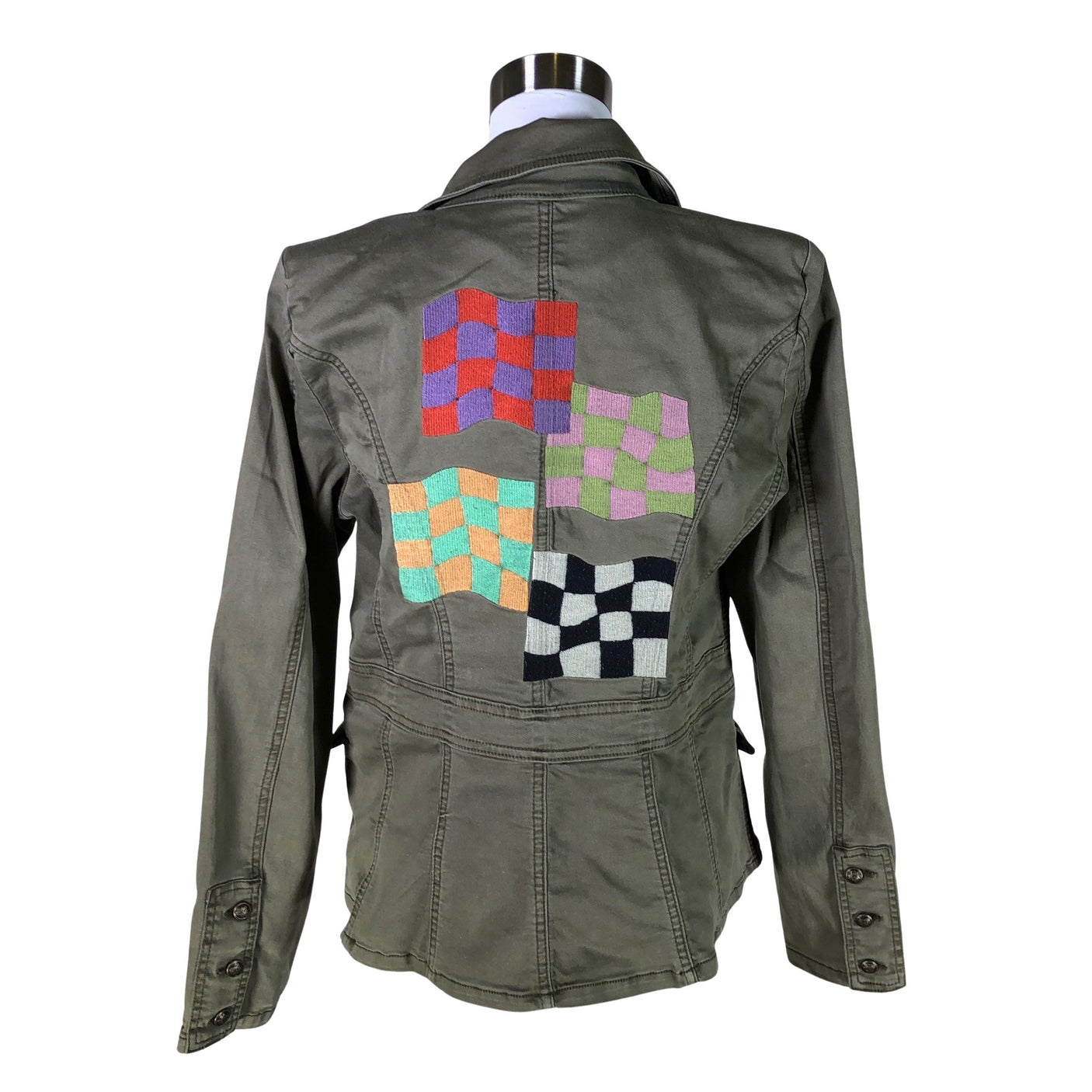 Unisex Culture - Outdoor jacket, size 40 - Green (2)