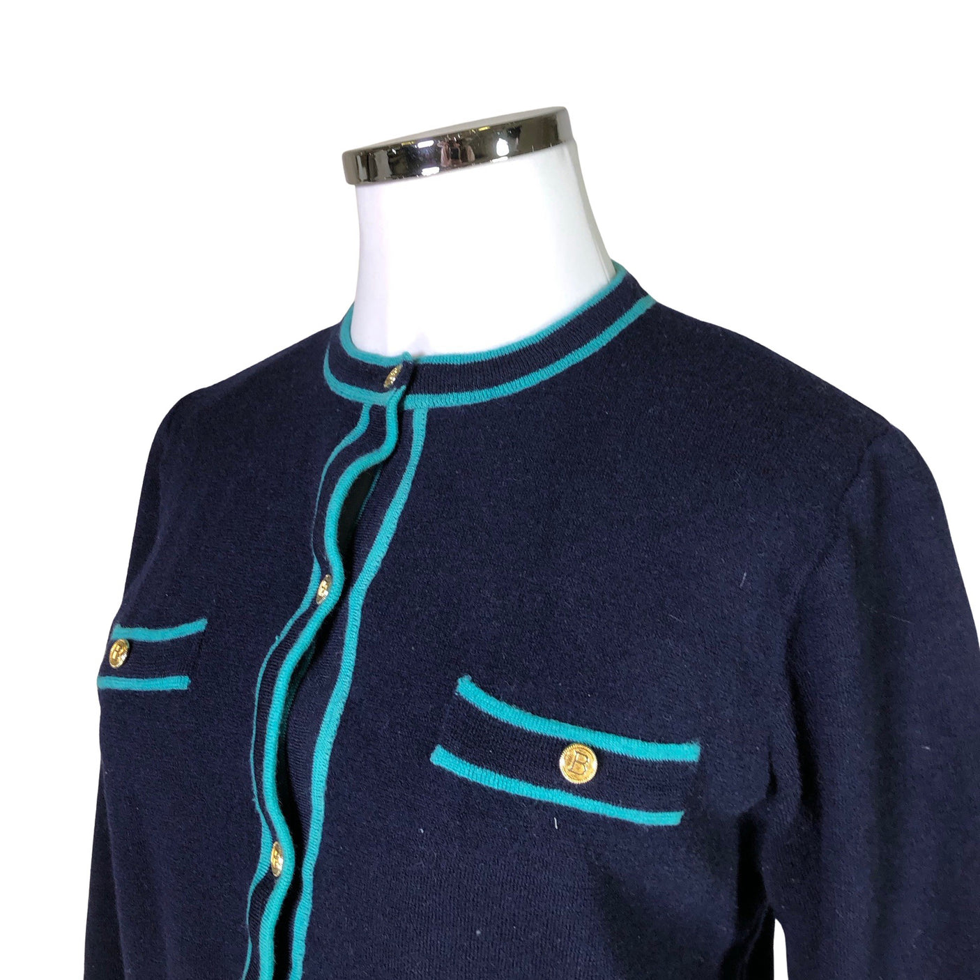 Unisex Busnel - Cardigan, size 42 - Blue (3)