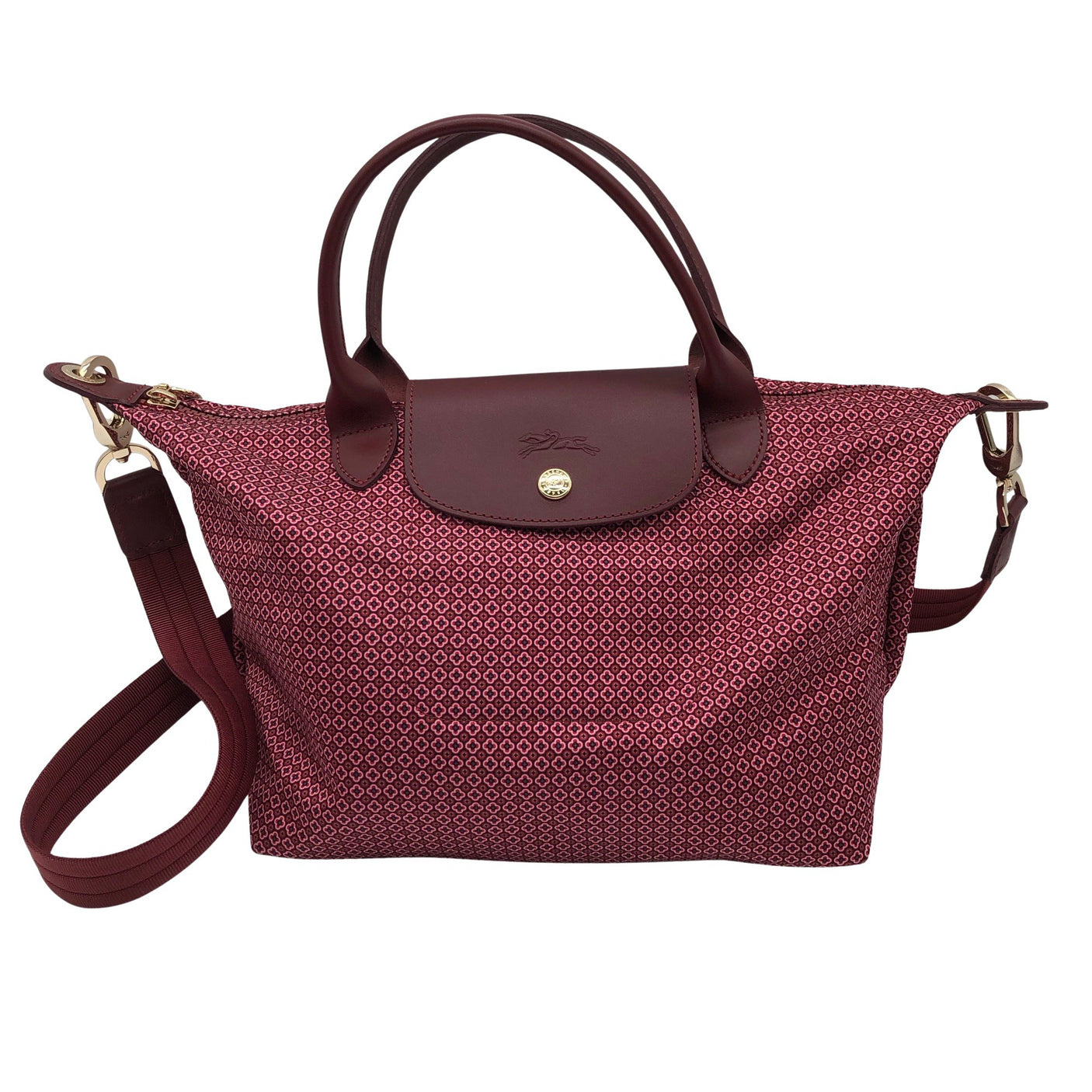 Unisex Longchamp - Shoulder bag, size Midi - Wine red (1)