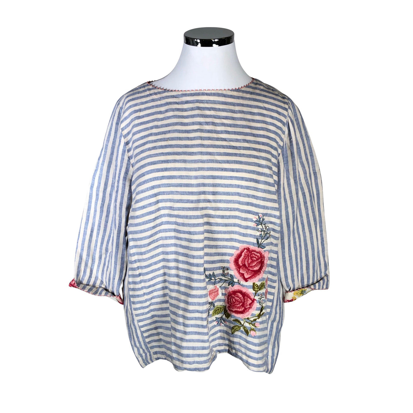 Unisex J.Jill - Lyhythihainen pusero, koko 46 - (1)