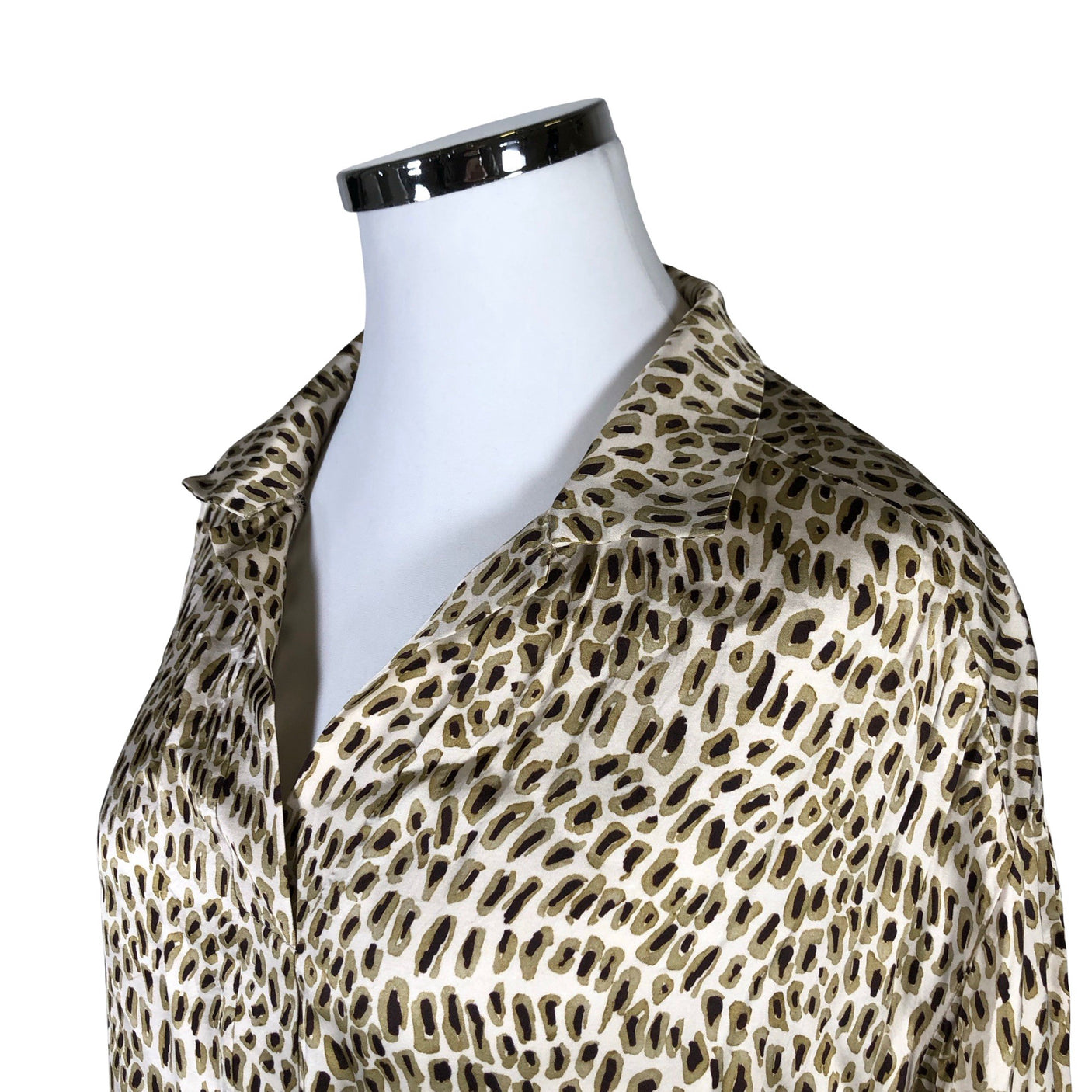 Unisex LaSalle - Schiffon dress, size 46 - Beige (3)