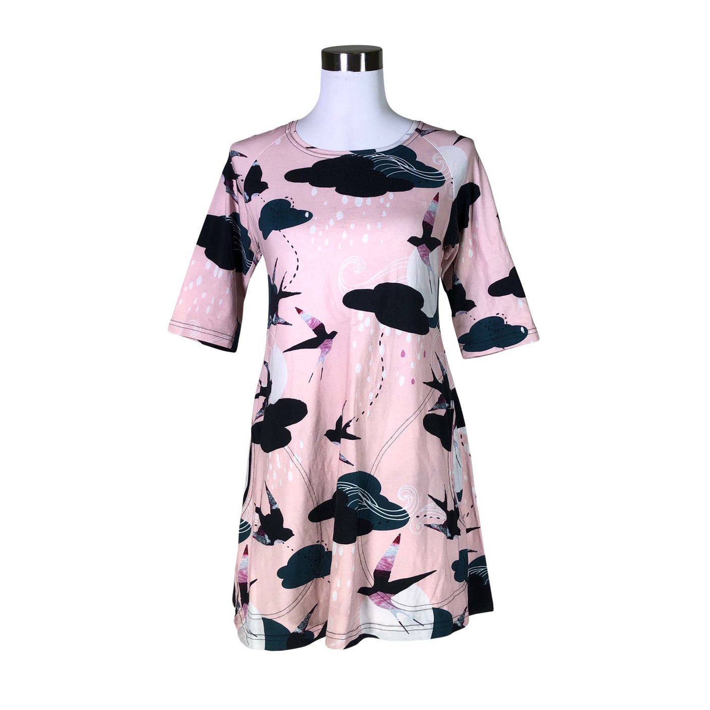 Unisex Ehta - Tricot dress, size 36 - Light pink (1)