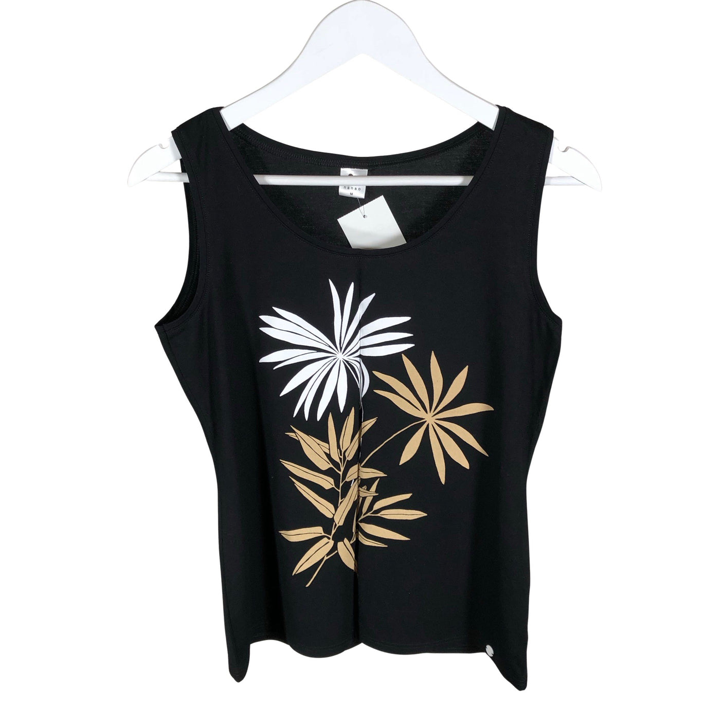 Unisex Nanso - Tricot tank top, size 40 - Black (1)