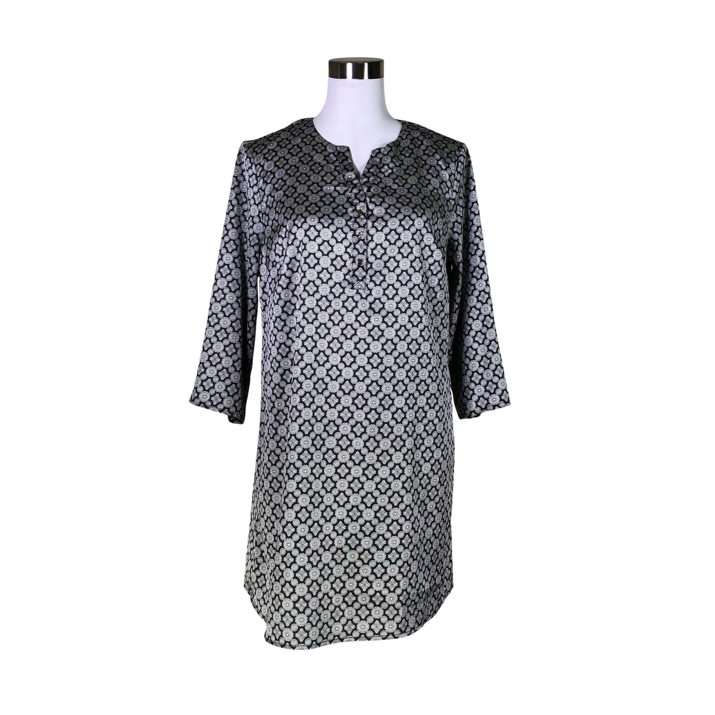 Unisex Cut & Pret - Schiffon dress, size 38 - Black (1)